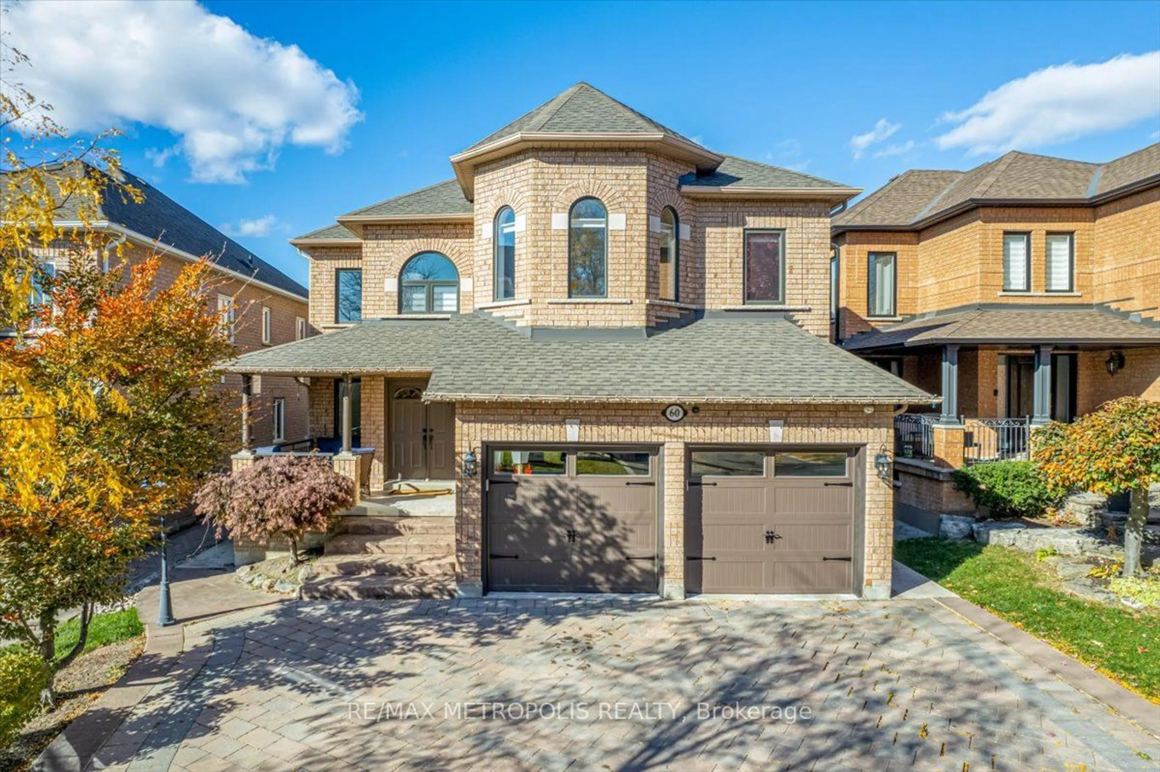 Frontside or backside of a home, the street view for 60 Noble Prince Pl, Vaughan Ontario L4H 1S5