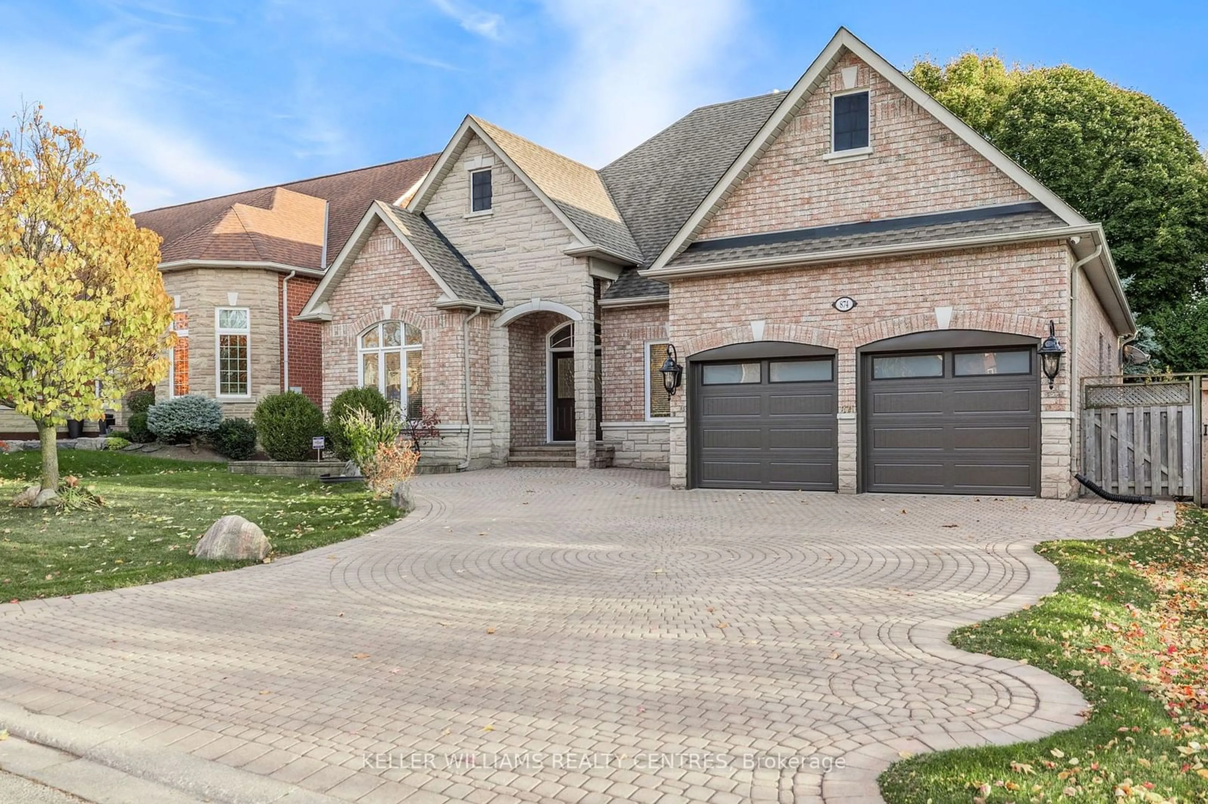 Home with brick exterior material for 874 Best Circ, Newmarket Ontario L3X 2H8