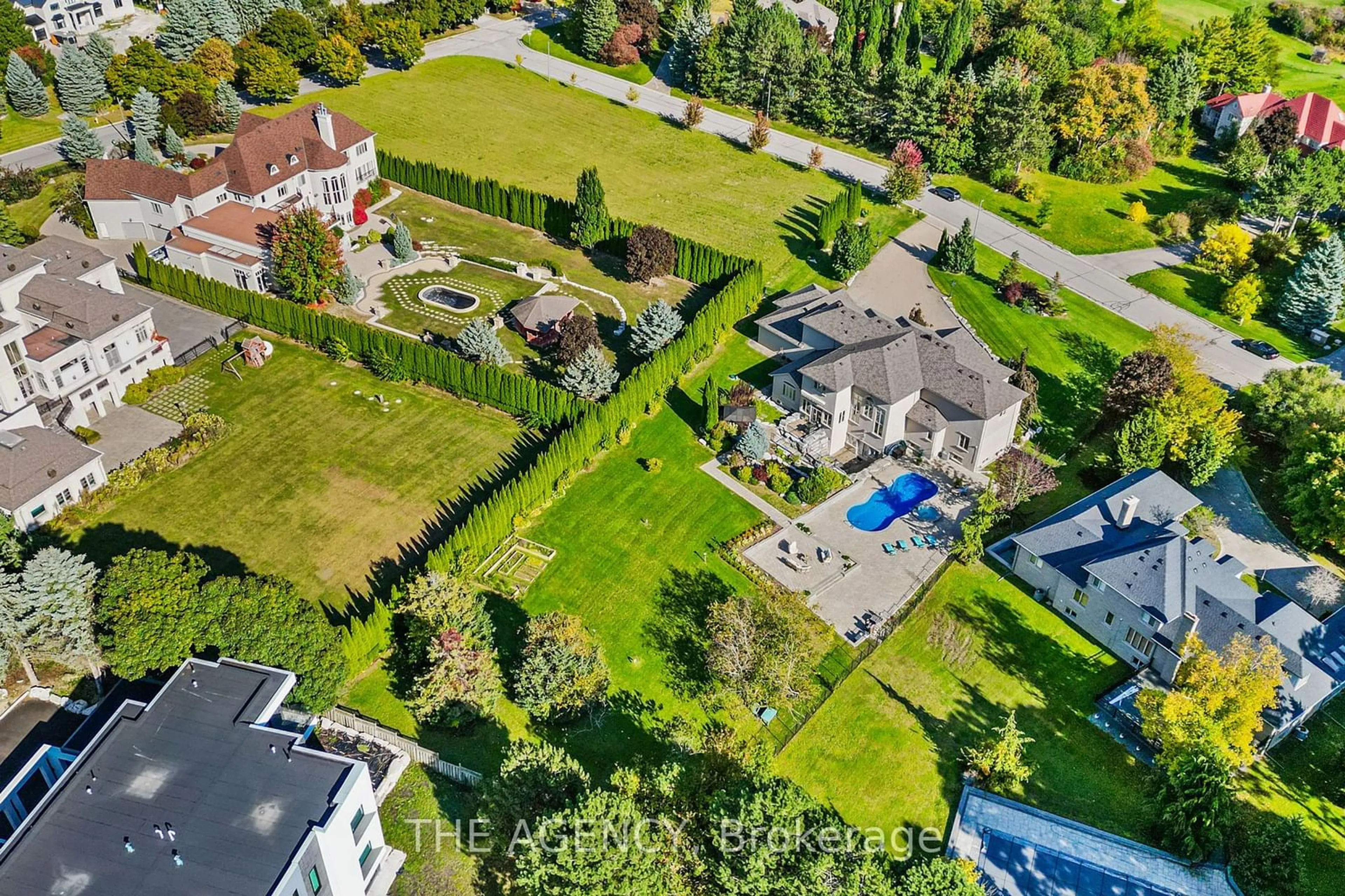 Frontside or backside of a home, the fenced backyard for 16 Dew Drop Crt, Vaughan Ontario L6A 1E9