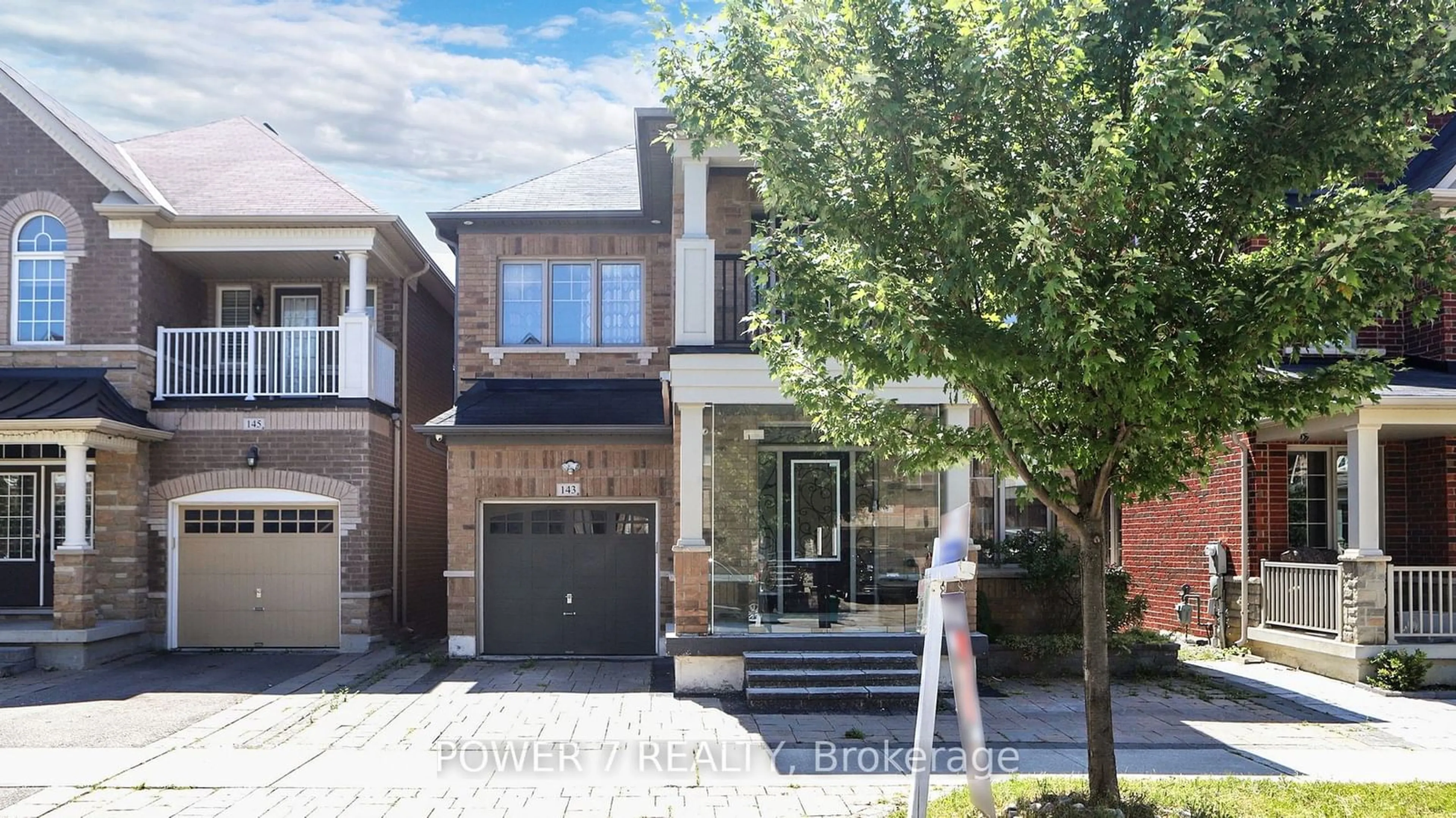 Home with brick exterior material for 143 Beckett Ave, Markham Ontario L6C 0P8