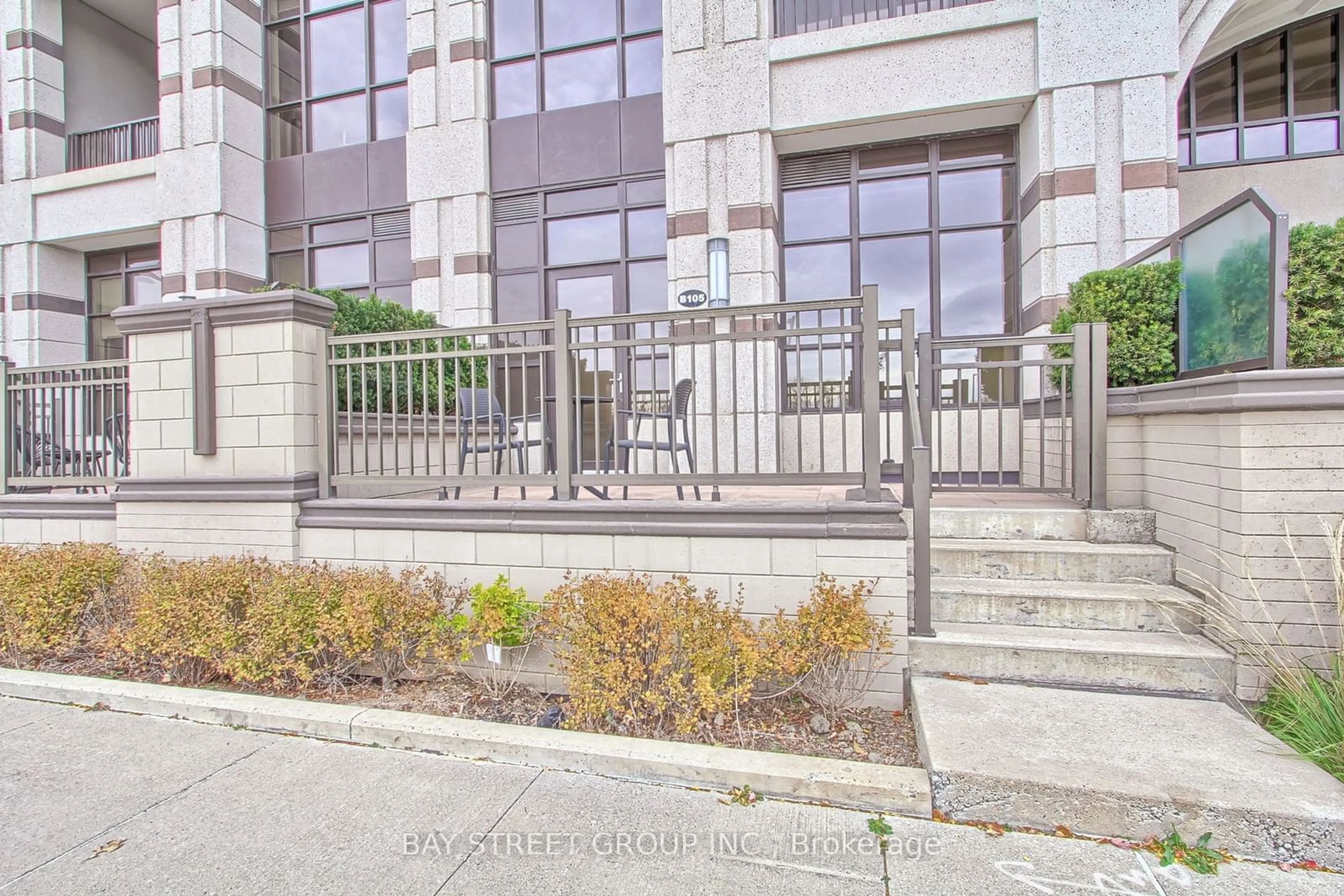 A pic from exterior of the house or condo, the street view for 99 South Town Centre Blvd #B105, Markham Ontario L6G 0E9