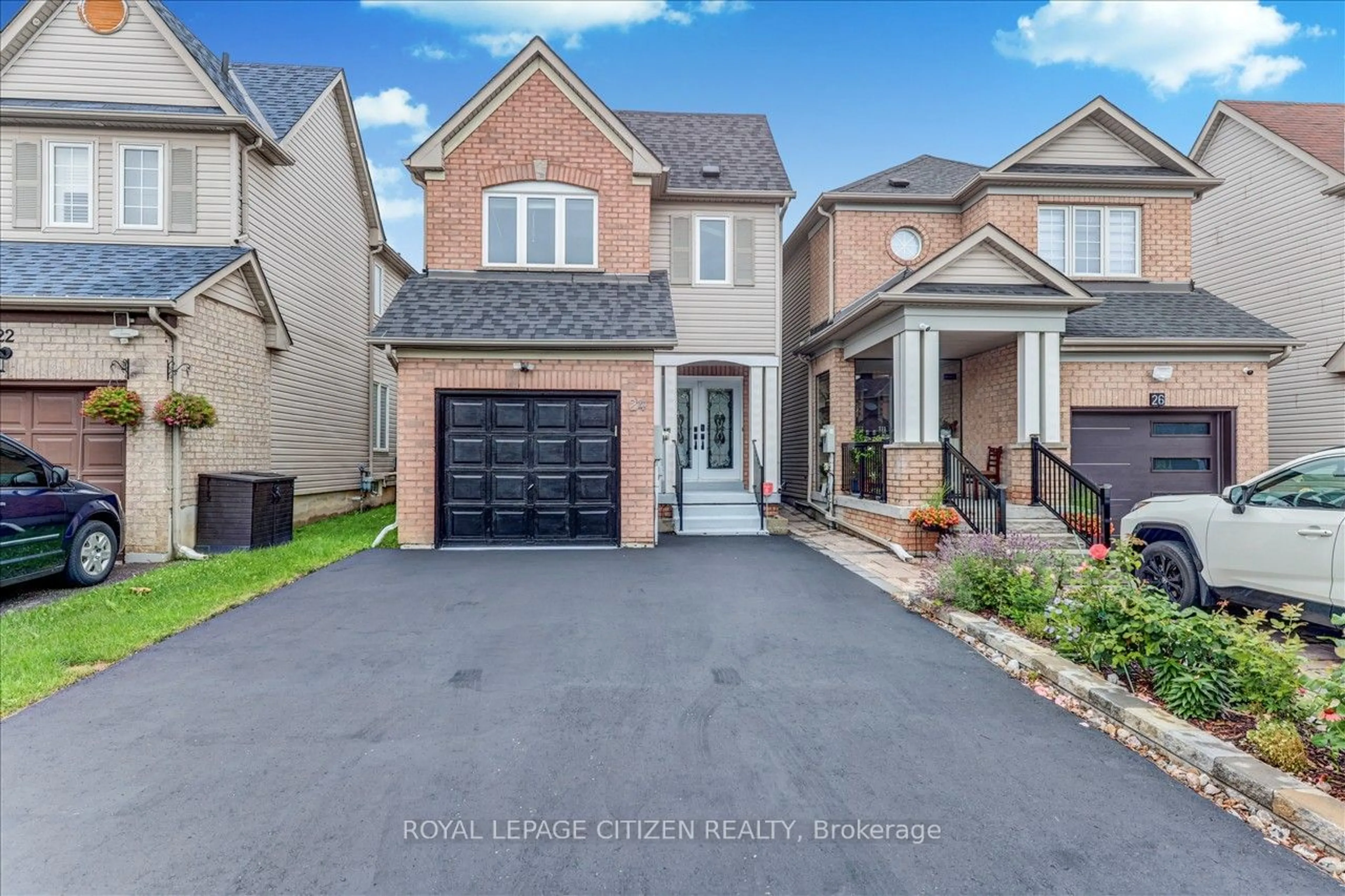 Frontside or backside of a home, the street view for 24 Holloway Rd, Markham Ontario L3S 4P2