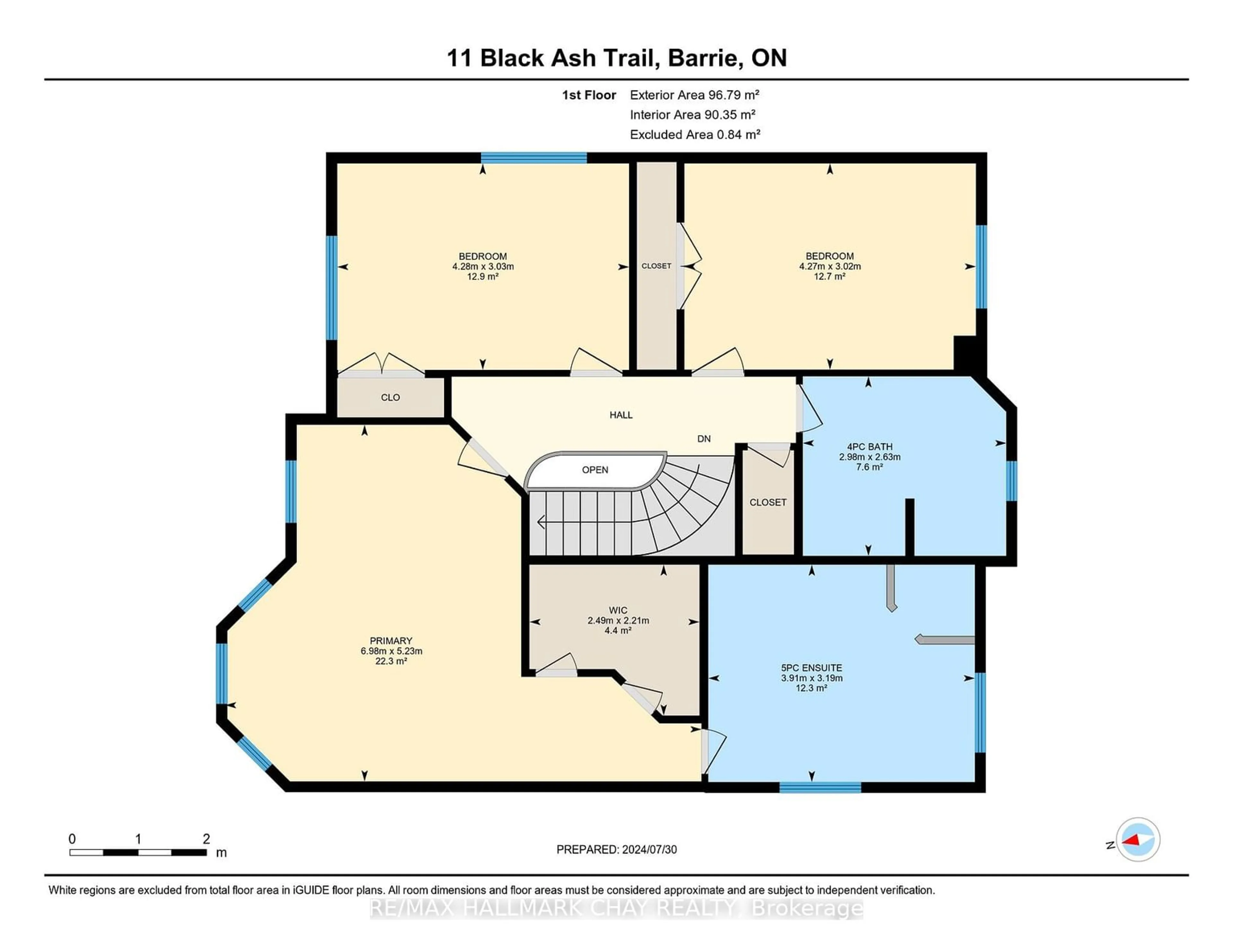 Floor plan for 11 Black Ash Tr, Barrie Ontario L4N 3K2