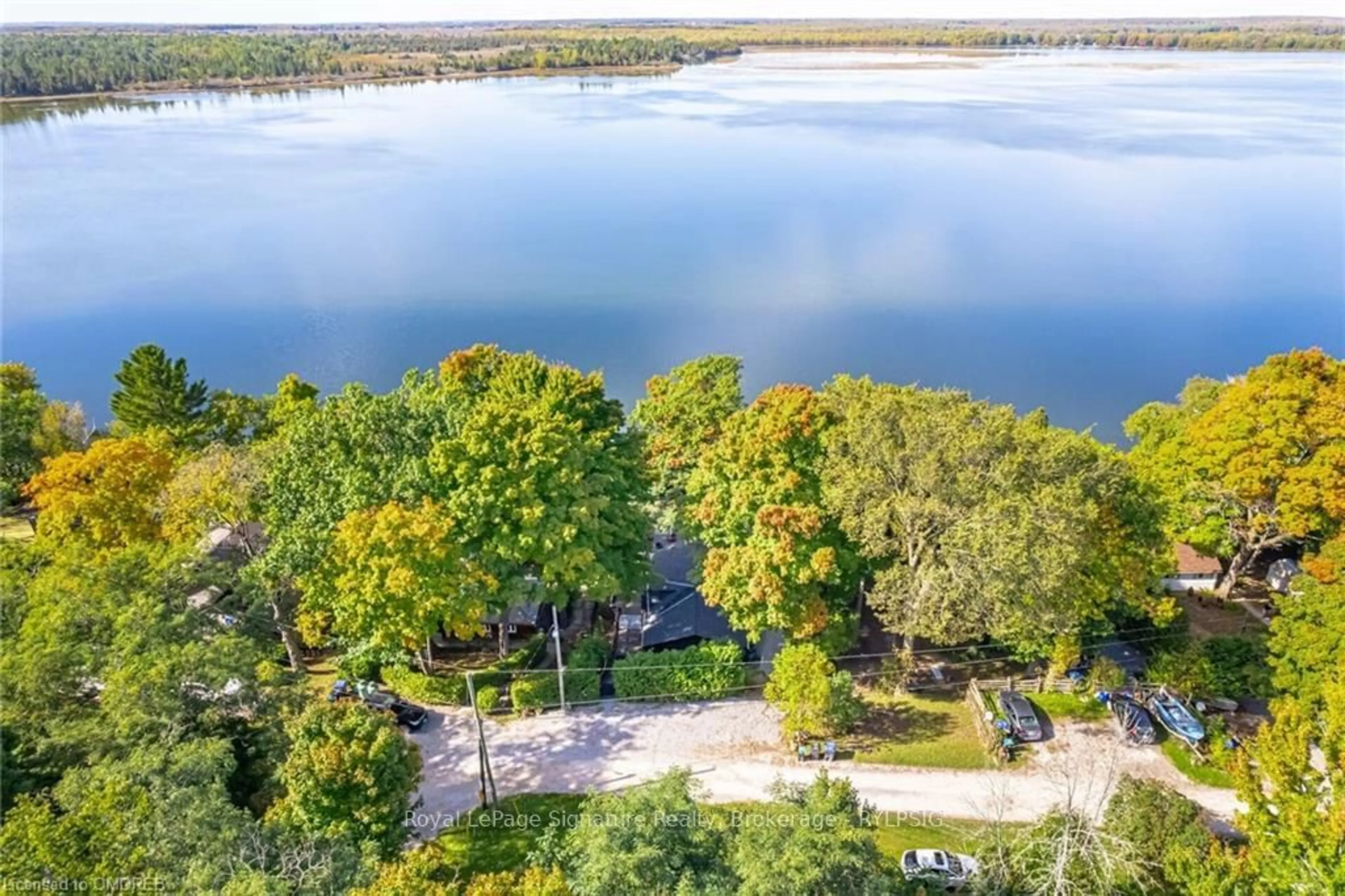 A pic from exterior of the house or condo, the view of lake or river for 1294 BLACK BEACH Lane, Ramara Ontario L0K 1B0