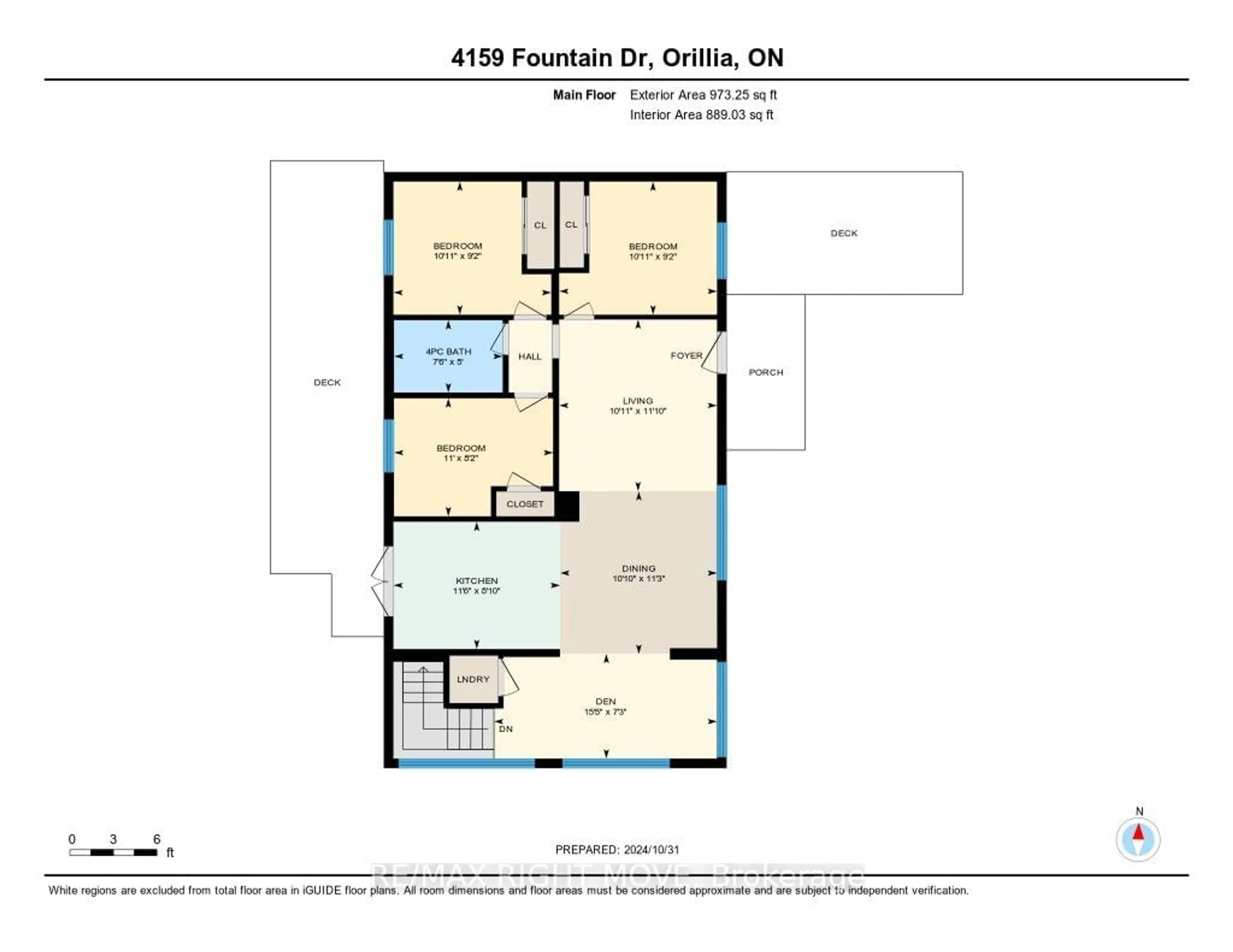 Floor plan for 4159 Fountain Dr, Ramara Ontario L3V 0N5