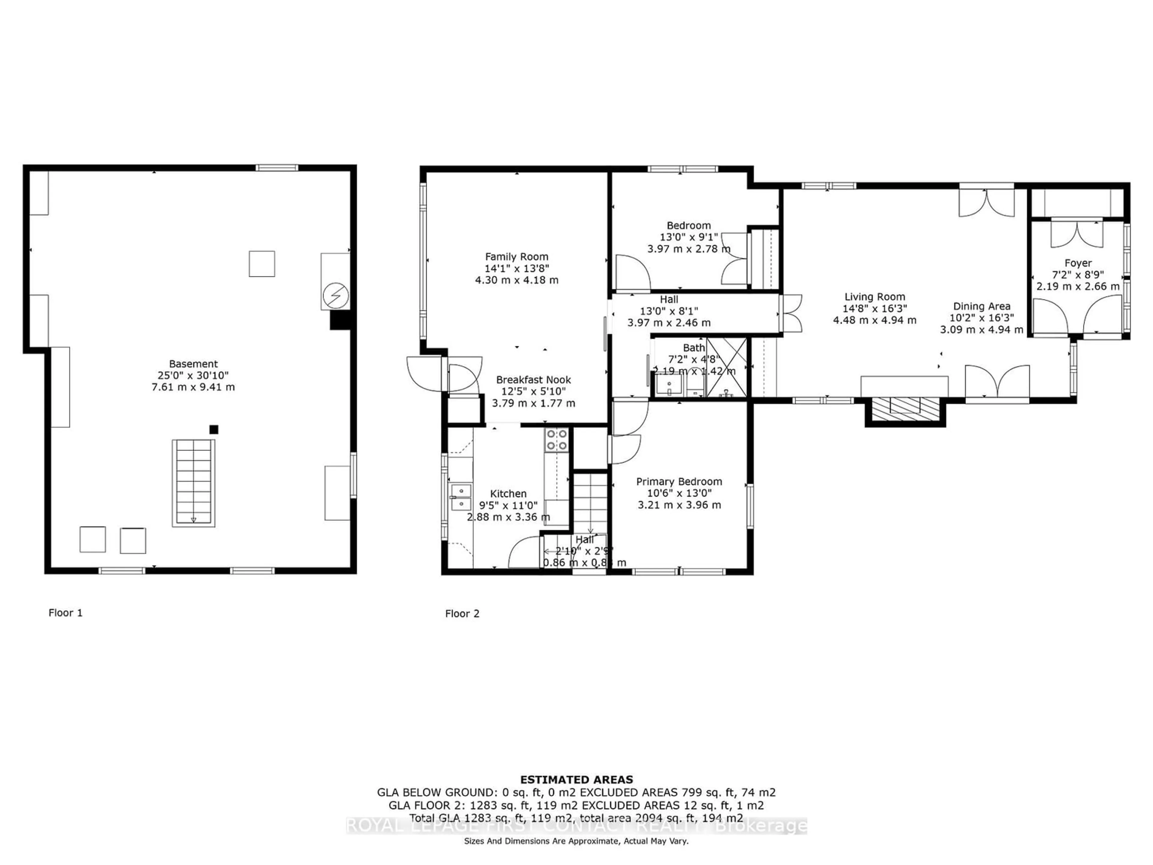 Floor plan for 23 Barrie Terr, Oro-Medonte Ontario L4M 1E8