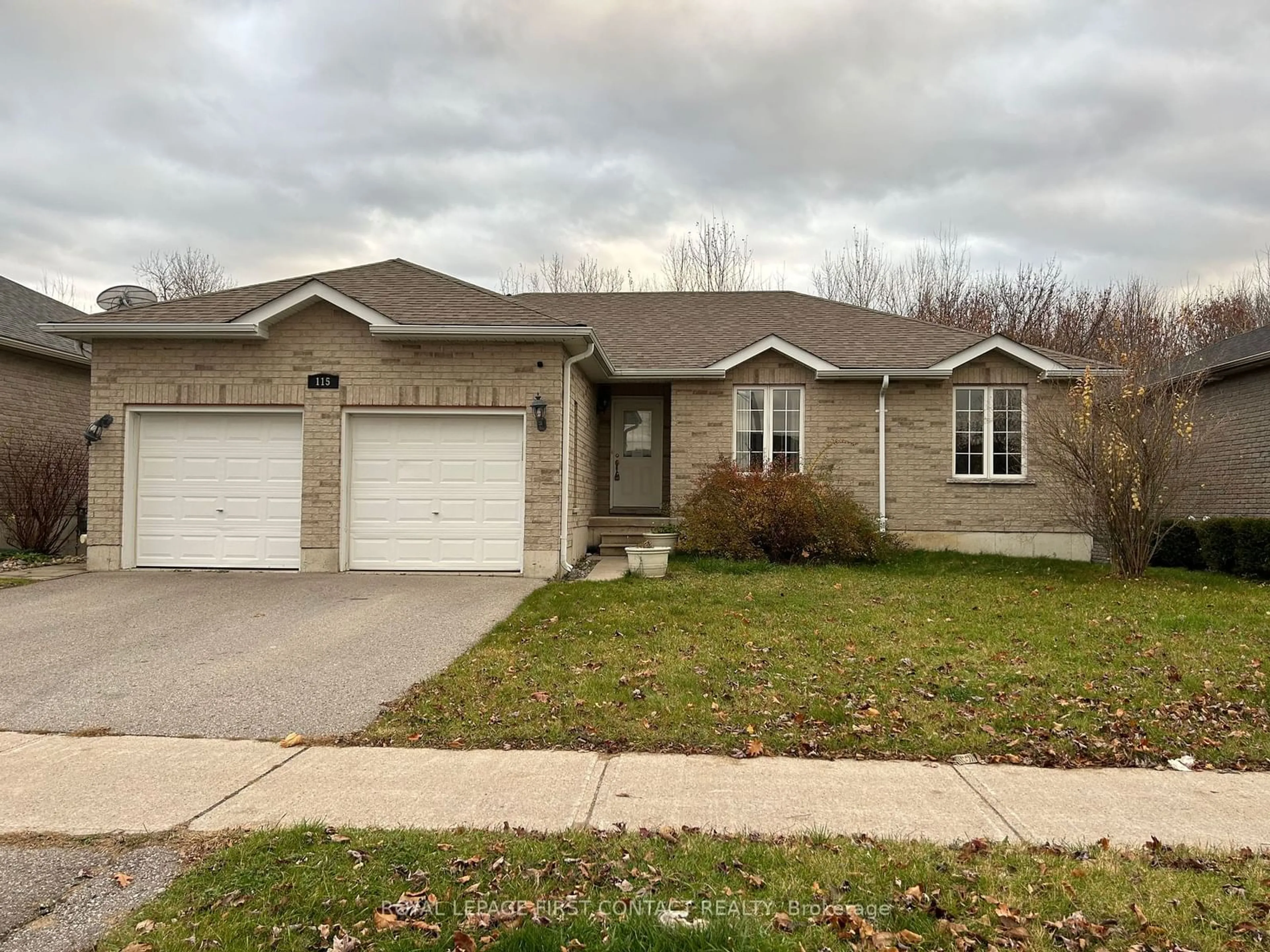 Frontside or backside of a home, the street view for 115 Sproule Dr, Barrie Ontario L4N 0P3