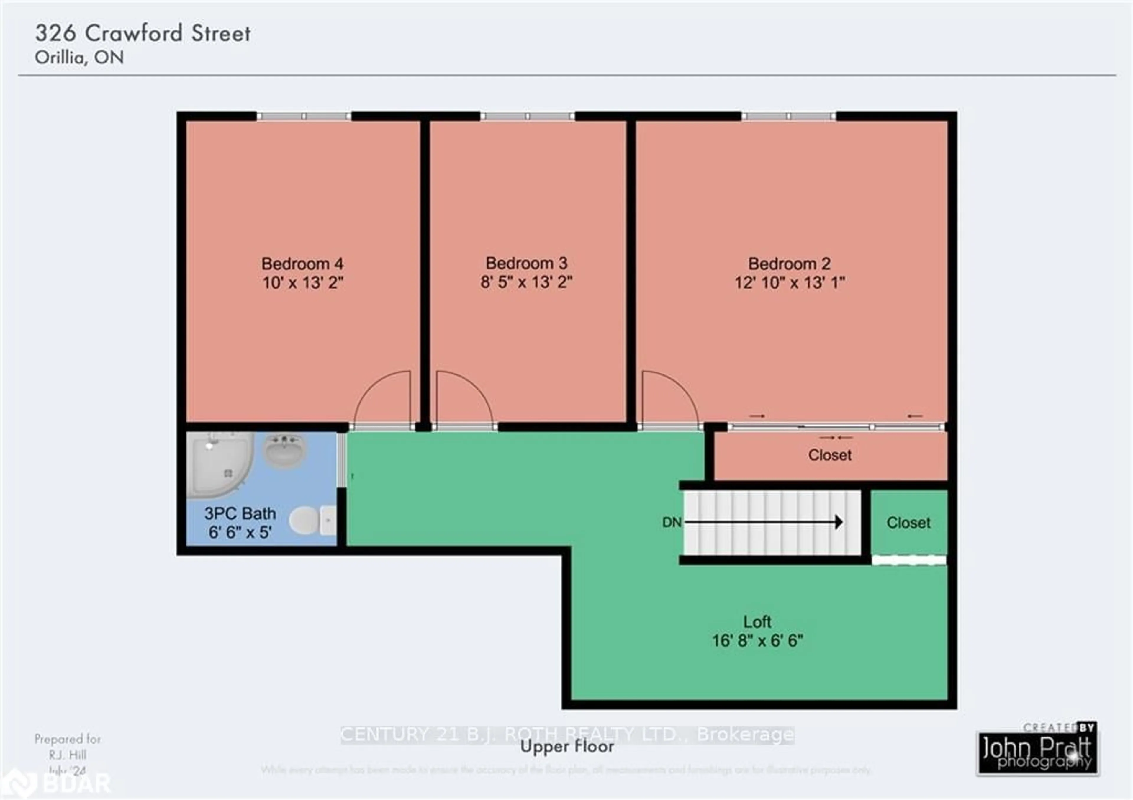 Floor plan for 326 Crawford St, Orillia Ontario L3V 1K1