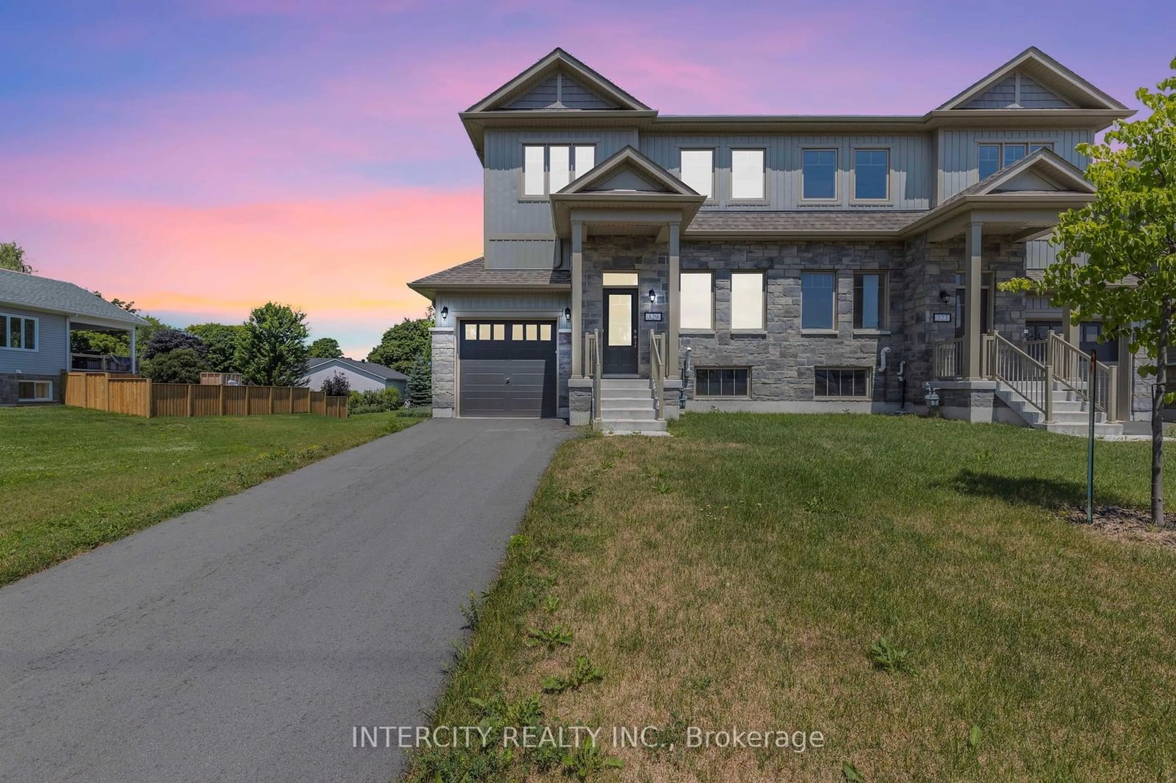 Frontside or backside of a home, the street view for 329 Quebec St, Clearview Ontario L0M 1S0