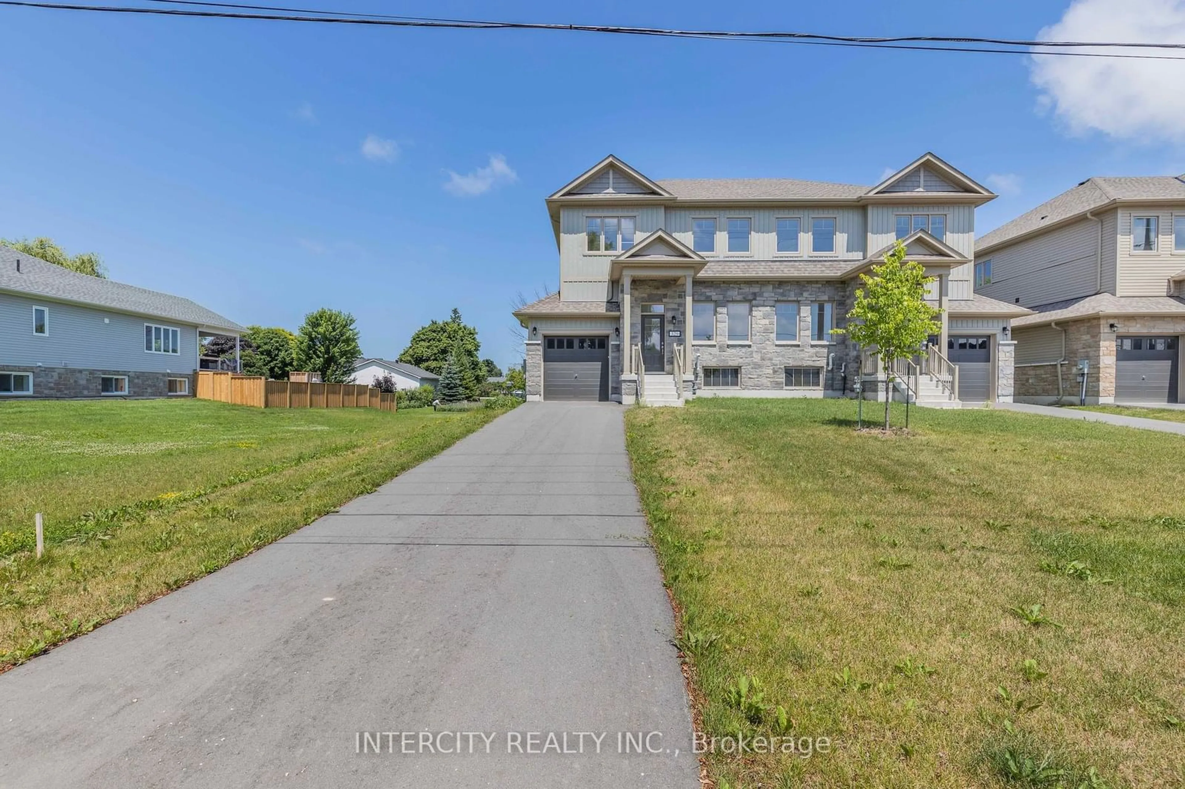 Frontside or backside of a home, the street view for 329 Quebec St, Clearview Ontario L0M 1S0