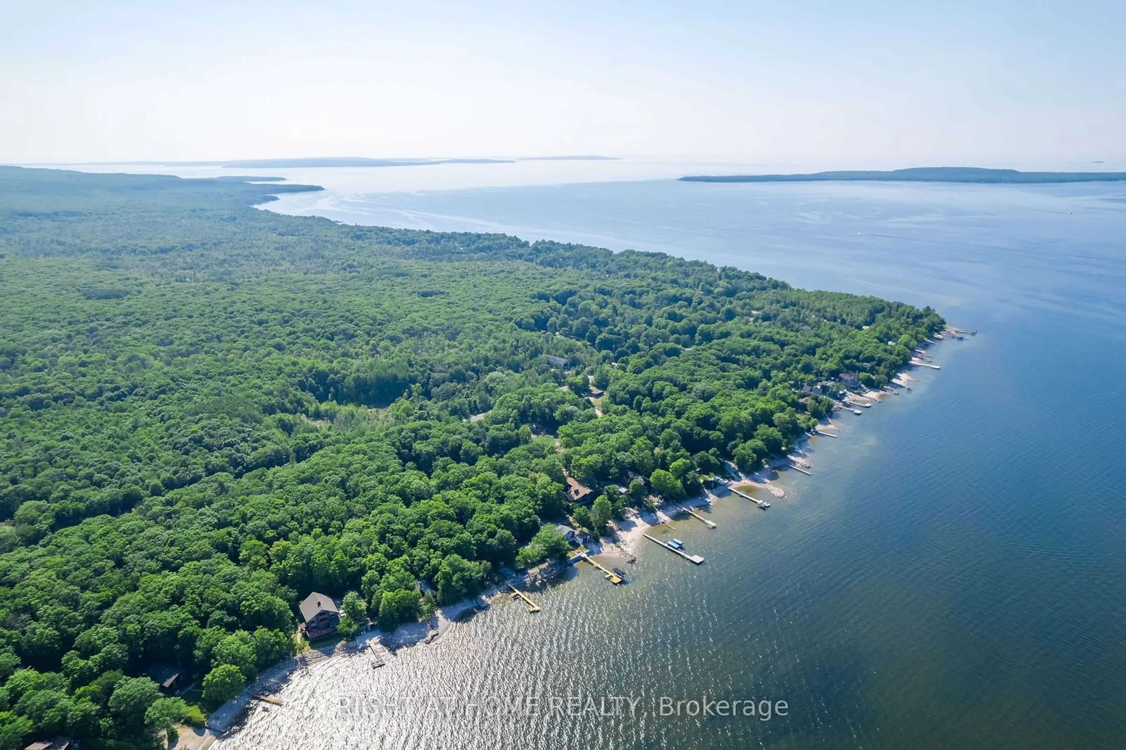 A pic from outside/outdoor area/front of a property/back of a property/a pic from drone, water/lake/river/ocean view for 50 Breithaupt Cres, Tiny Ontario L9M 0B2