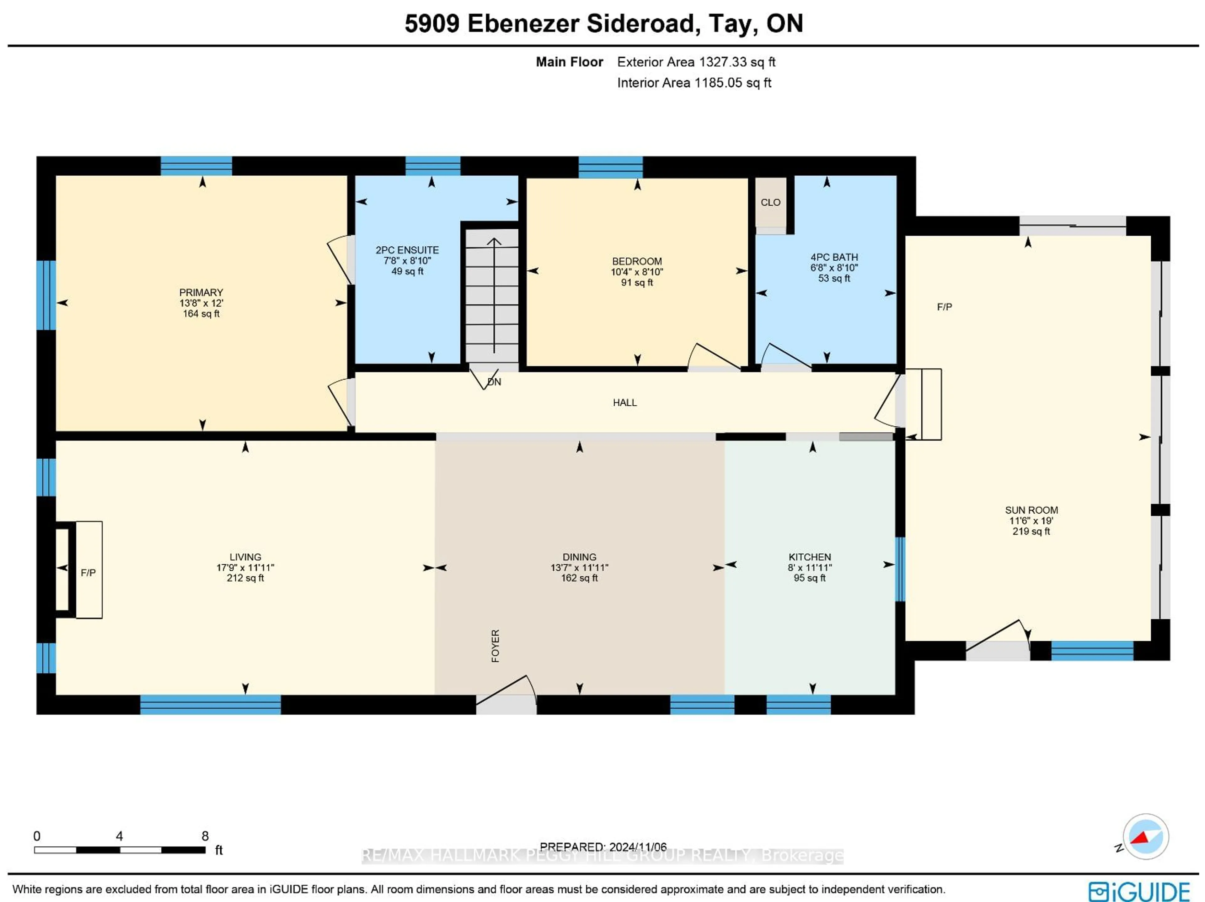 Floor plan for 5909 Ebenezer Sideroad, Tay Ontario L0K 2E1