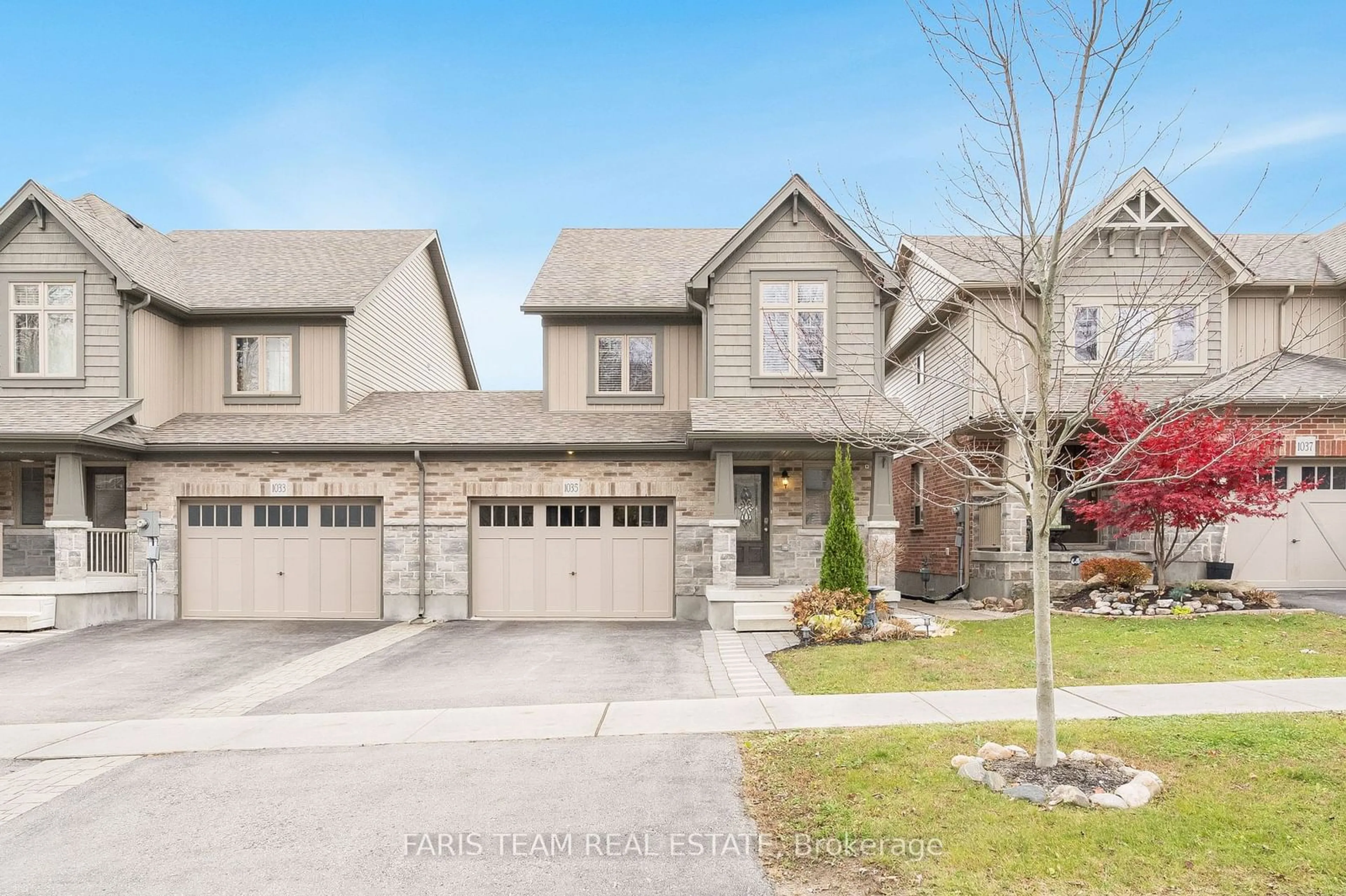 Frontside or backside of a home, the street view for 1035 Cook Dr, Midland Ontario L4R 4E9