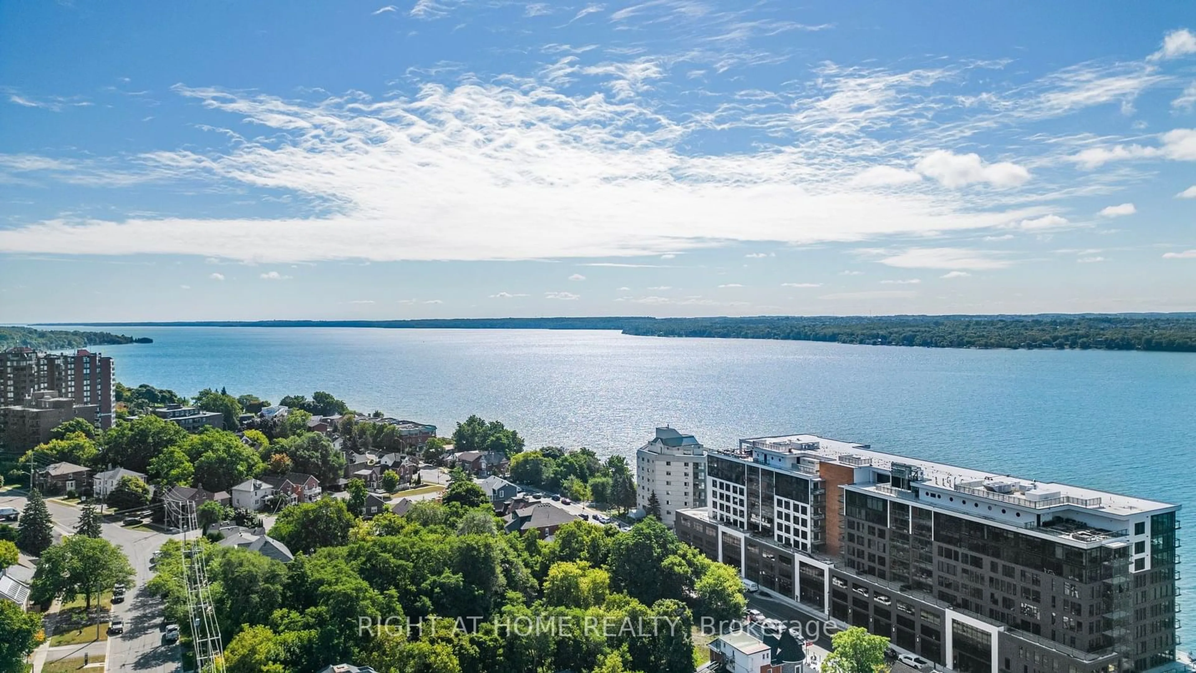 A pic from exterior of the house or condo, the view of lake or river for 185 Dunlop St #720, Barrie Ontario L4N 1B4