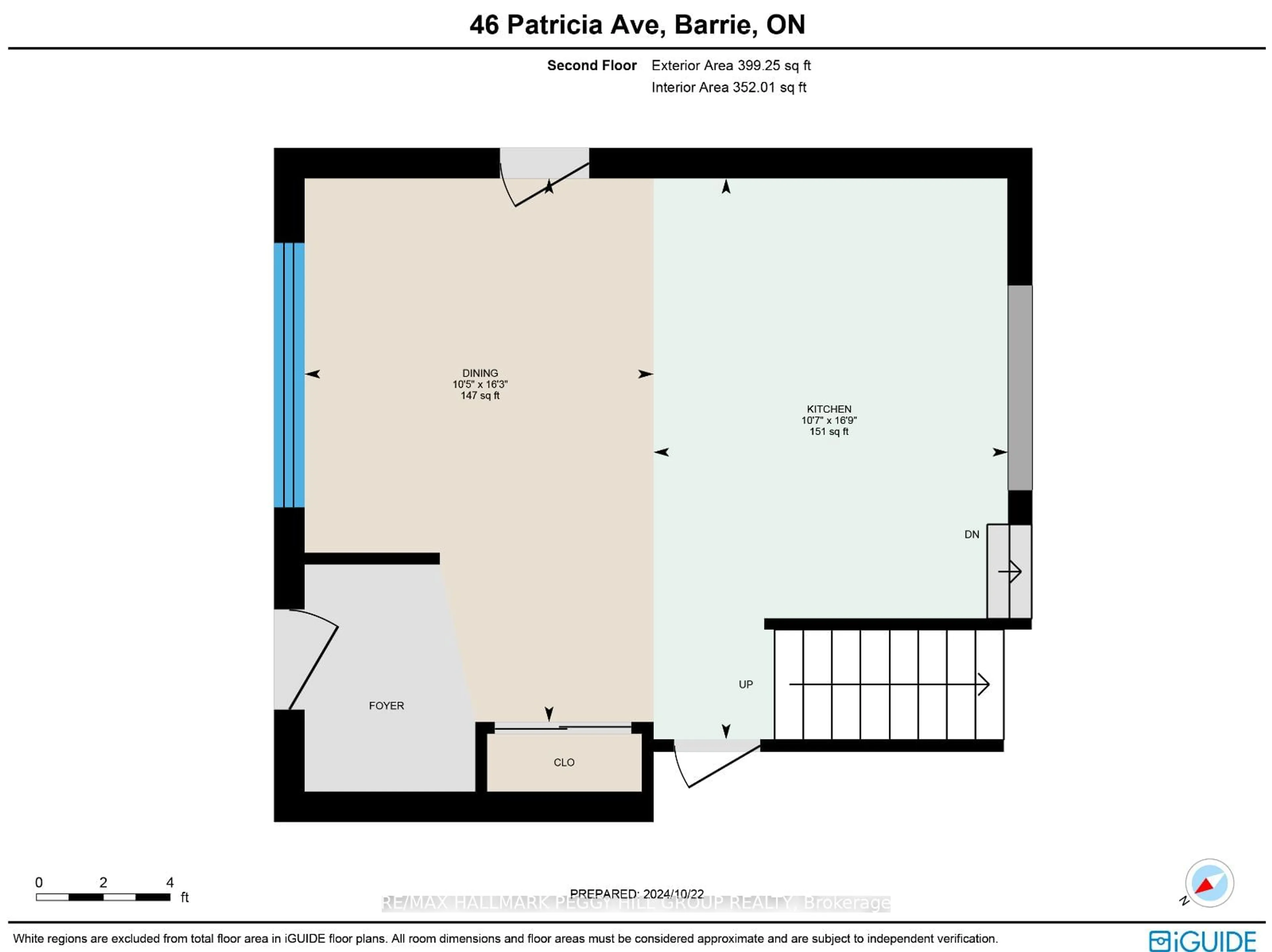 Floor plan for 46 Patricia Ave, Barrie Ontario L4M 5S6