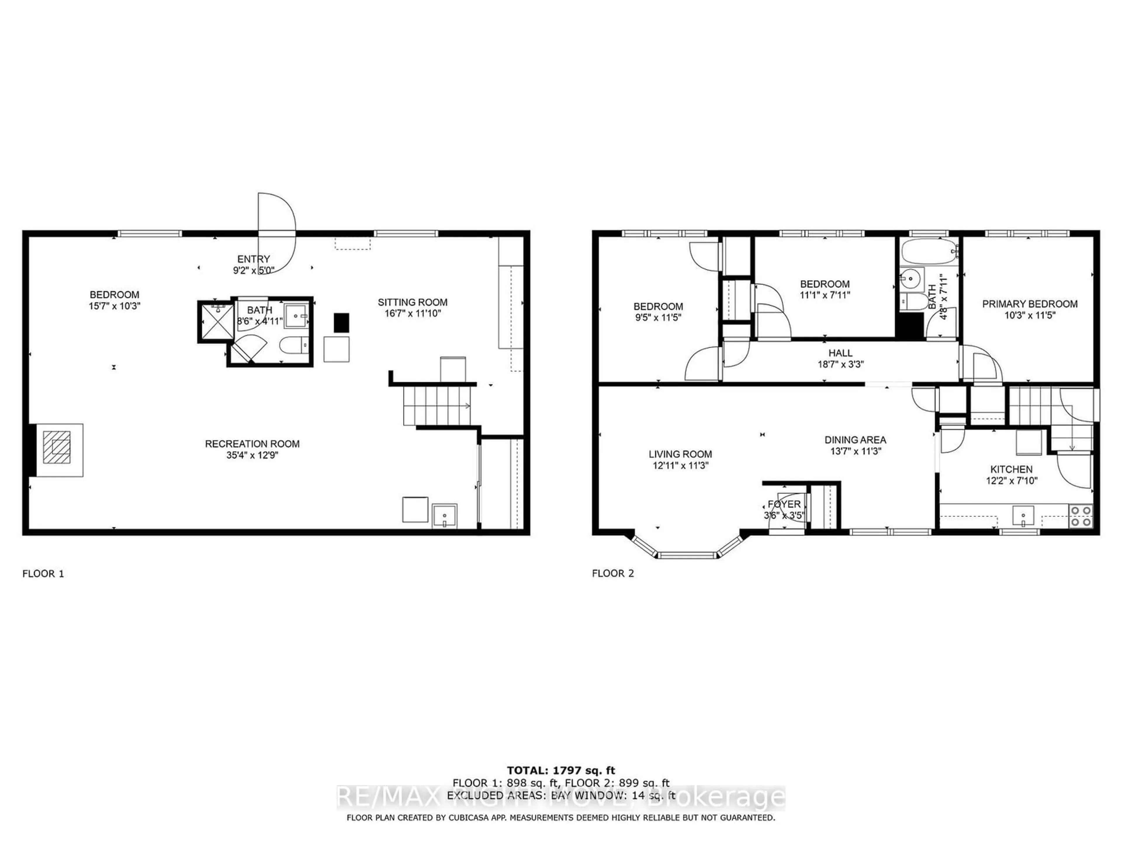 Floor plan for 49 Elmer Ave, Orillia Ontario L3V 2S8