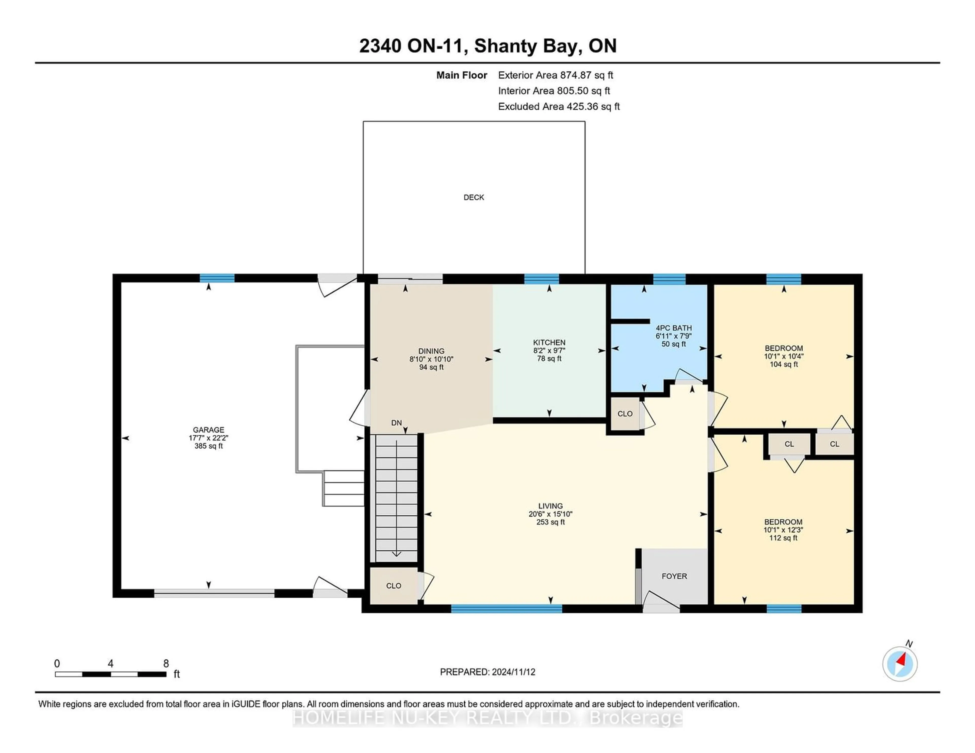 Floor plan for 2340 11, Oro-Medonte Ontario L0L 2L0