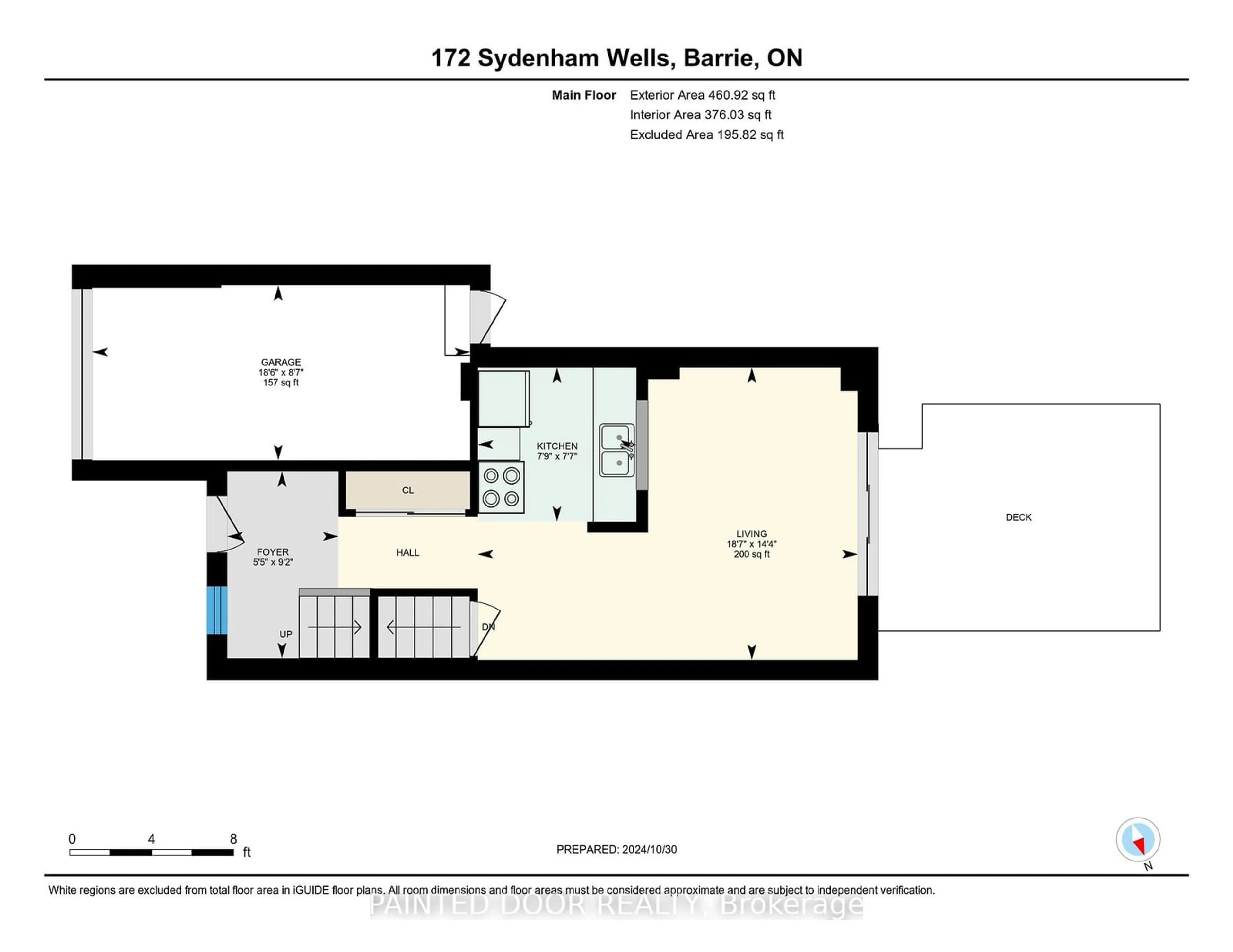 Floor plan for 172 Sydenham Wells, Barrie Ontario L4M 6T3