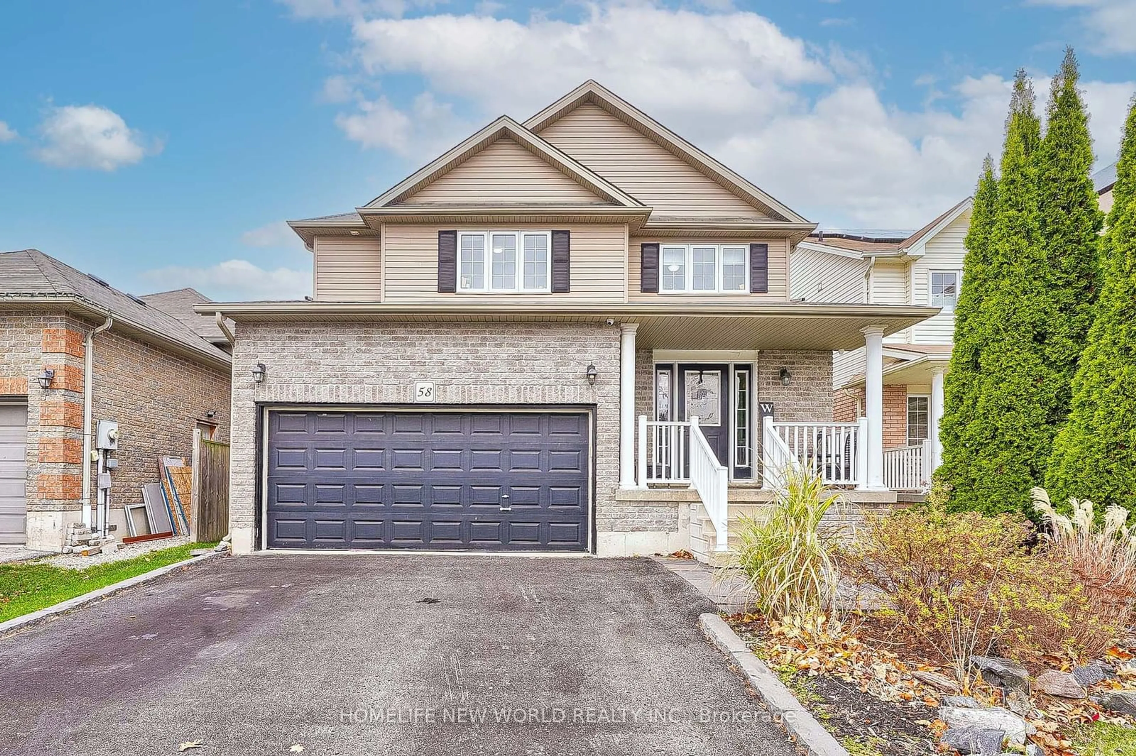 Frontside or backside of a home, cottage for 58 Sovereigns Gate, Barrie Ontario L4N 0Y9