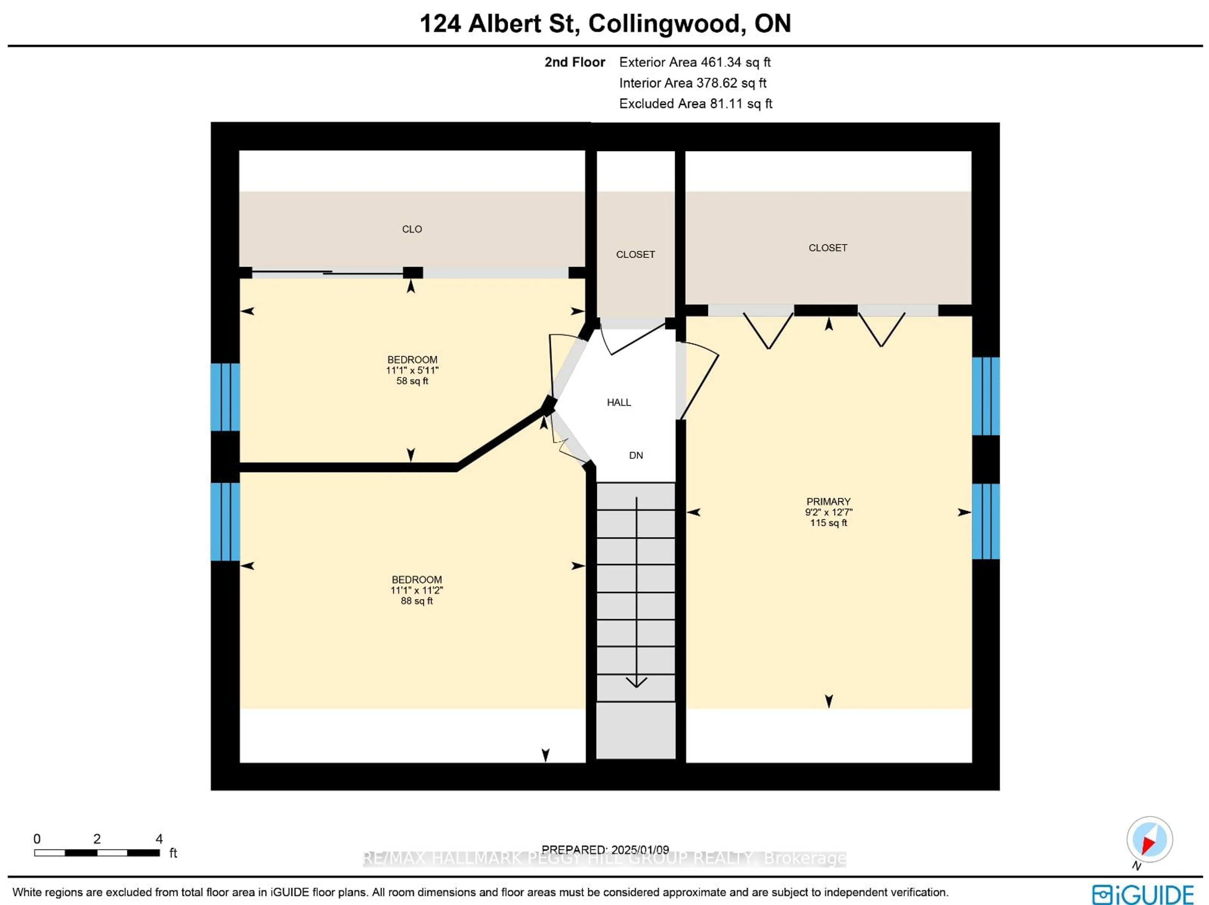 Floor plan for 124 Albert St, Collingwood Ontario L9Y 3Y2