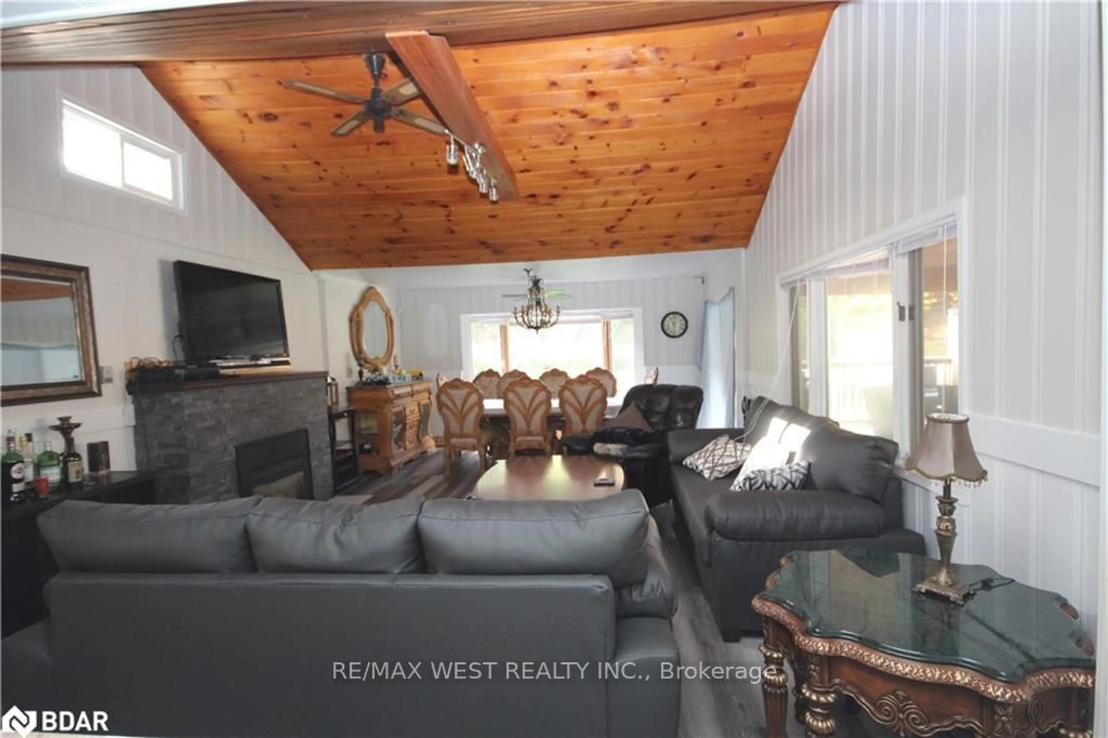 Media room, wood floors for 1203 Tiny Beaches Rd, Tiny Ontario L0L 2T0