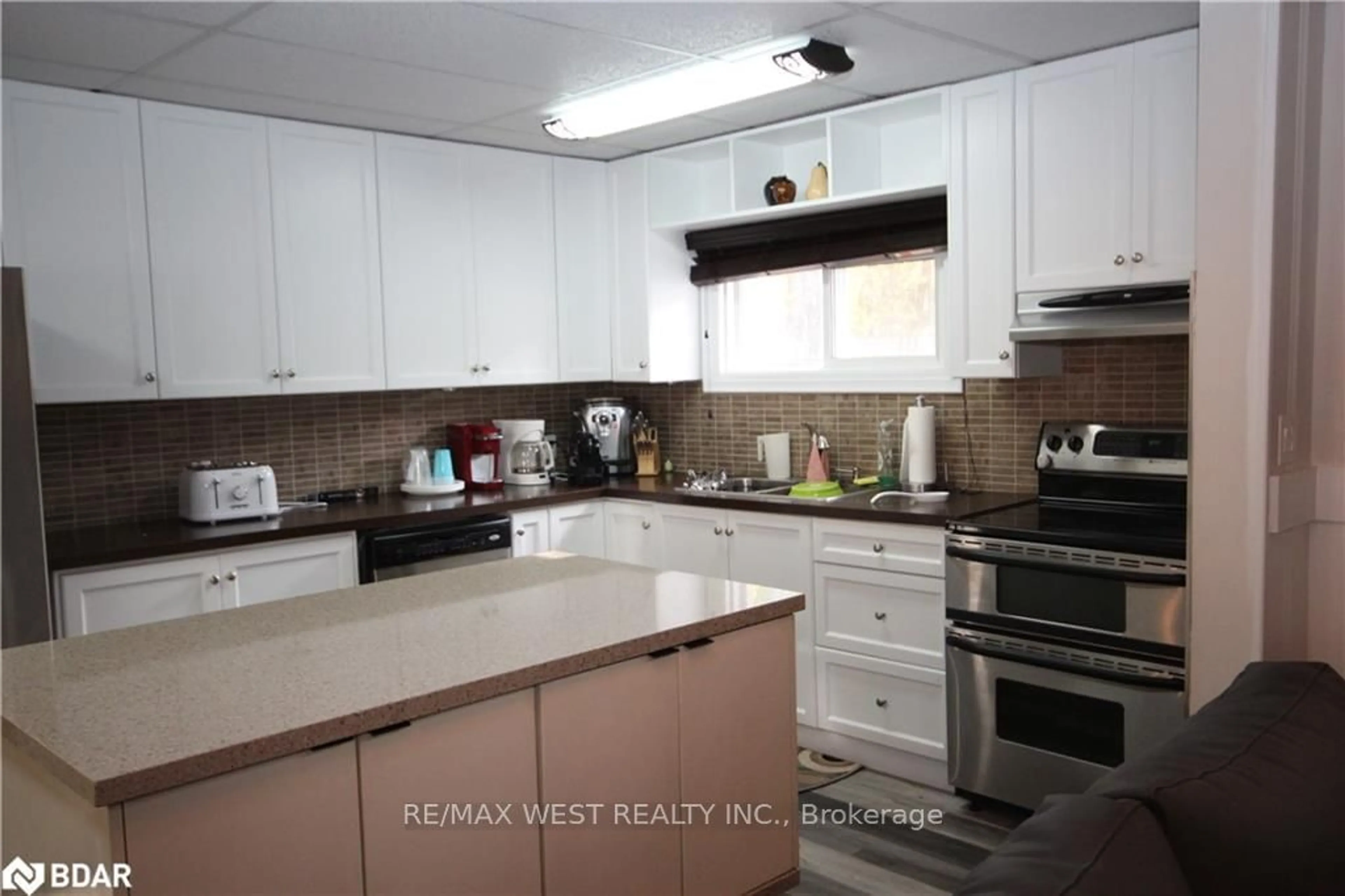 Kitchen, wood floors, cottage for 1203 Tiny Beaches Rd, Tiny Ontario L0L 2T0