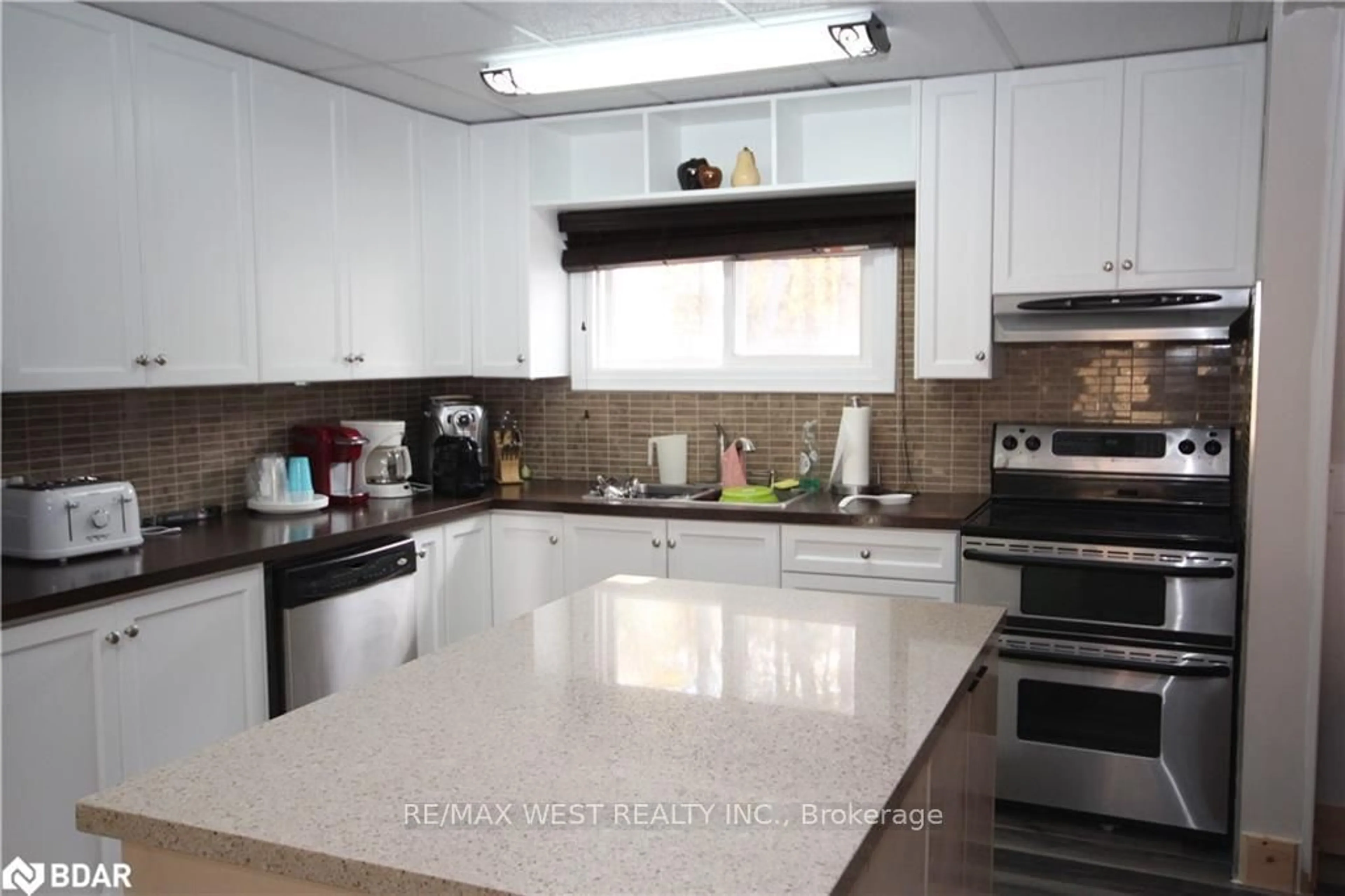 Kitchen, wood floors, cottage for 1203 Tiny Beaches Rd, Tiny Ontario L0L 2T0