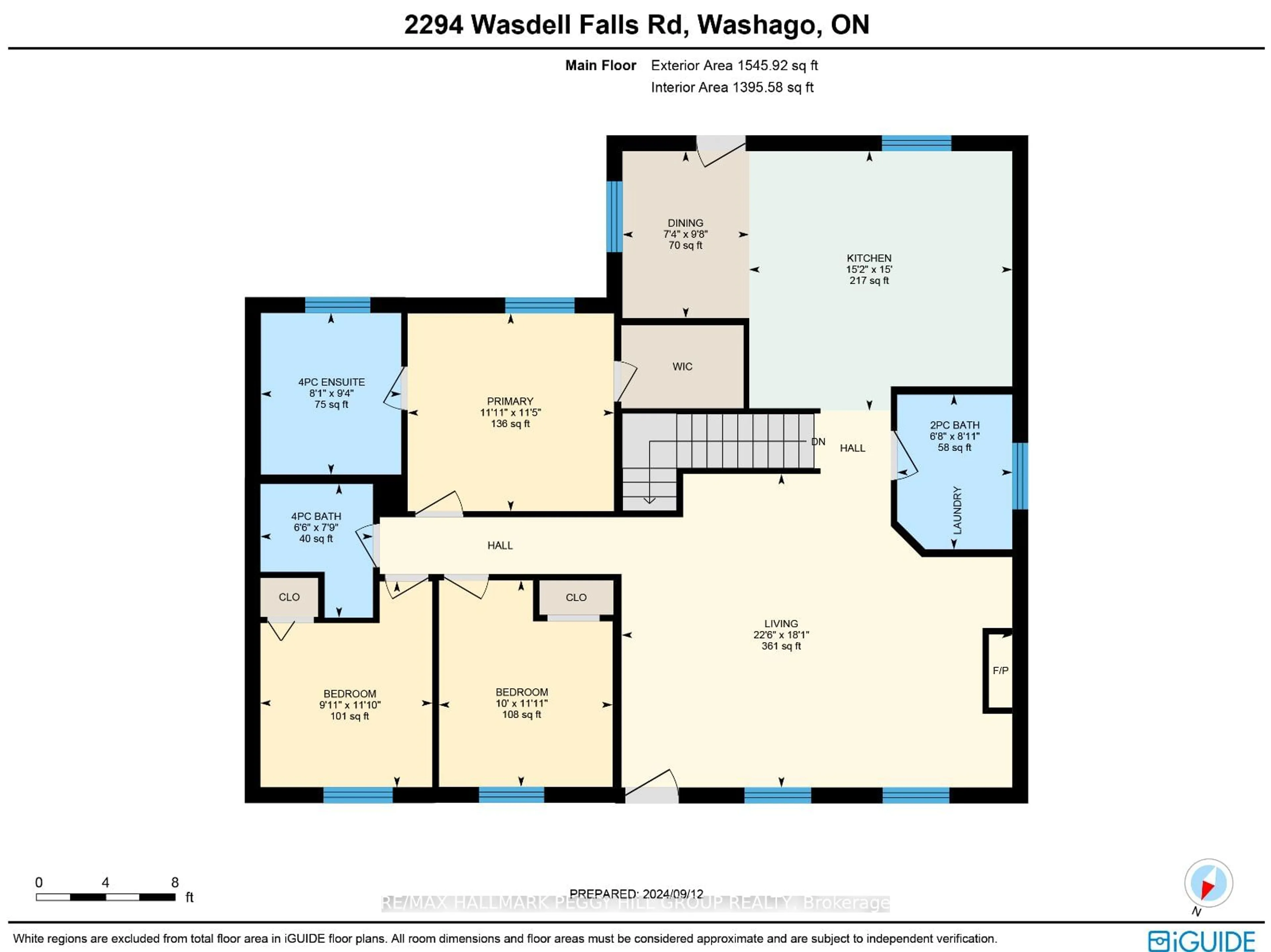 Floor plan for 2994 Wasdell Falls Rd, Severn Ontario L0K 2B0