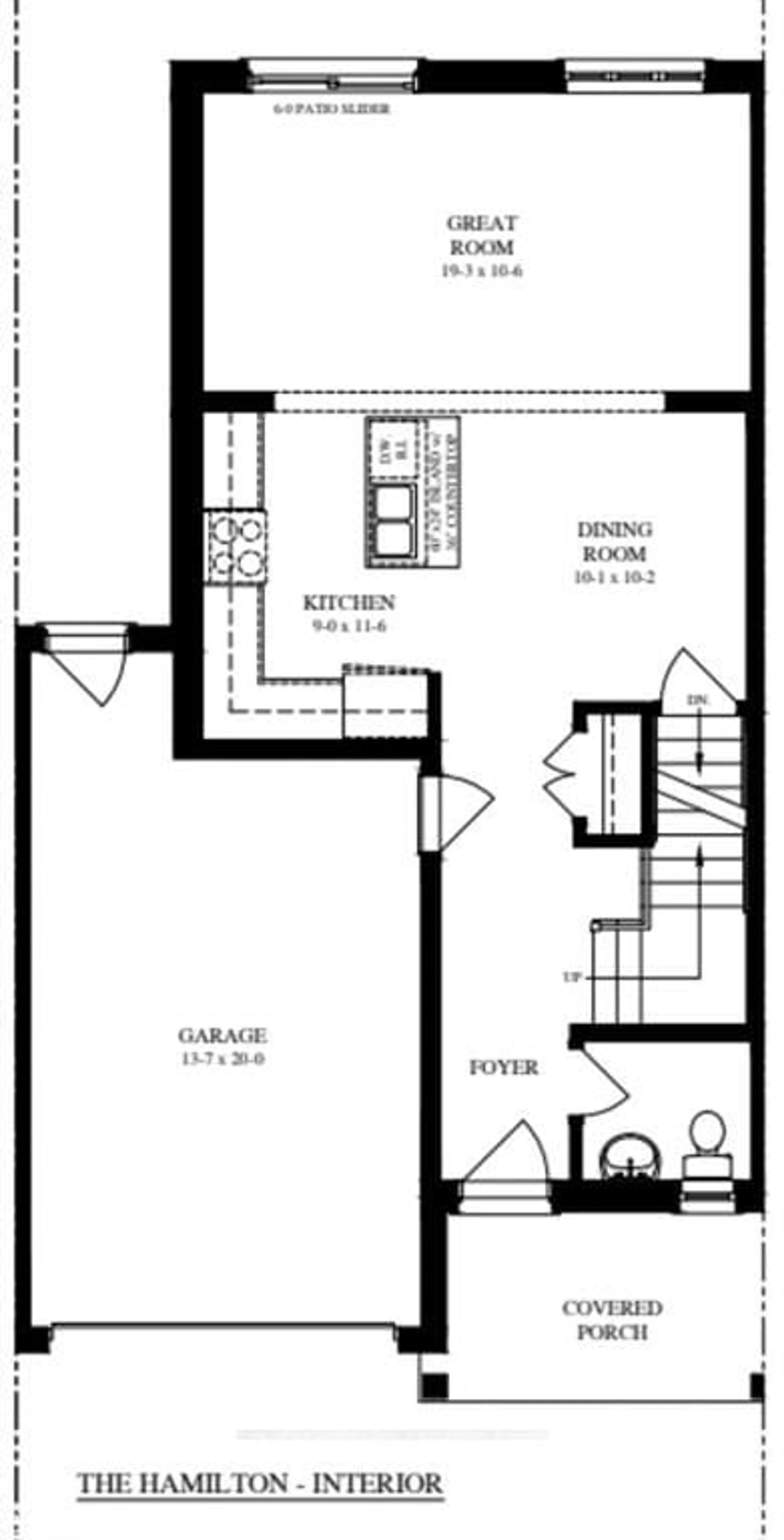 Floor plan for LOT 13 SWAIN Cres, Collingwood Ontario L9Y 2L3