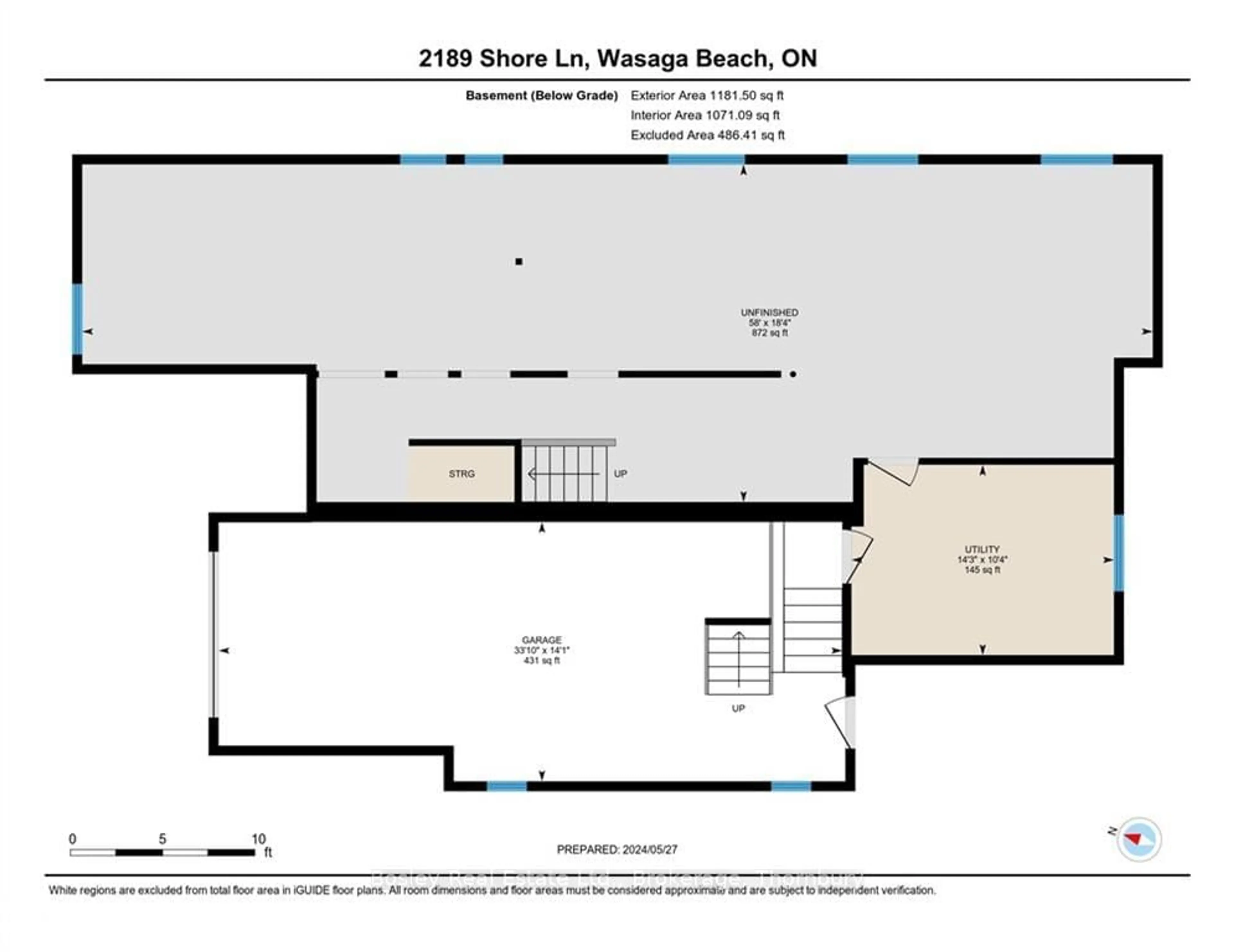 Floor plan for 2189 SHORE Lane, Wasaga Beach Ontario L9Z 2X7