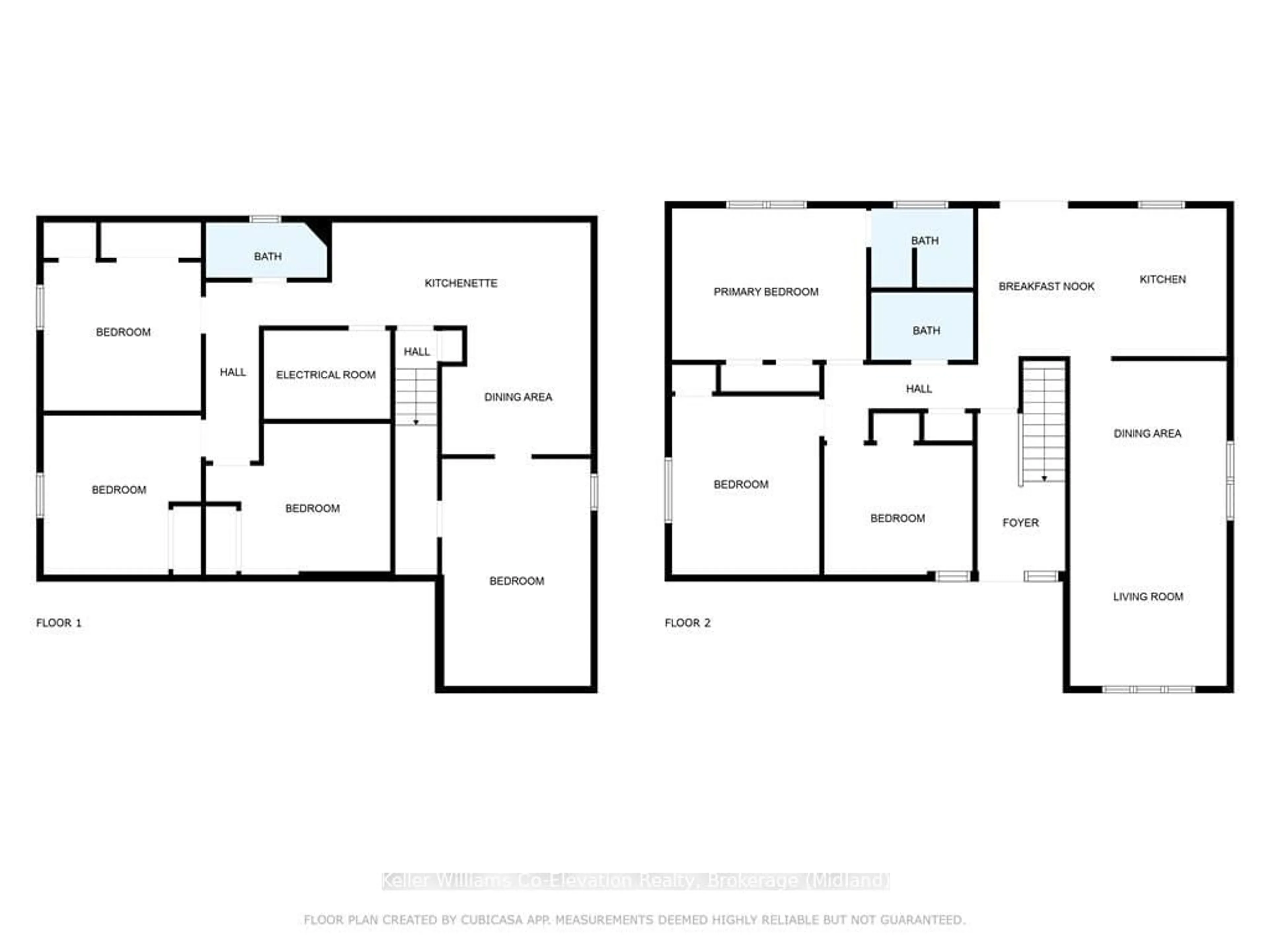 Floor plan for 931 MONTREAL St, Midland Ontario L4R 1H1