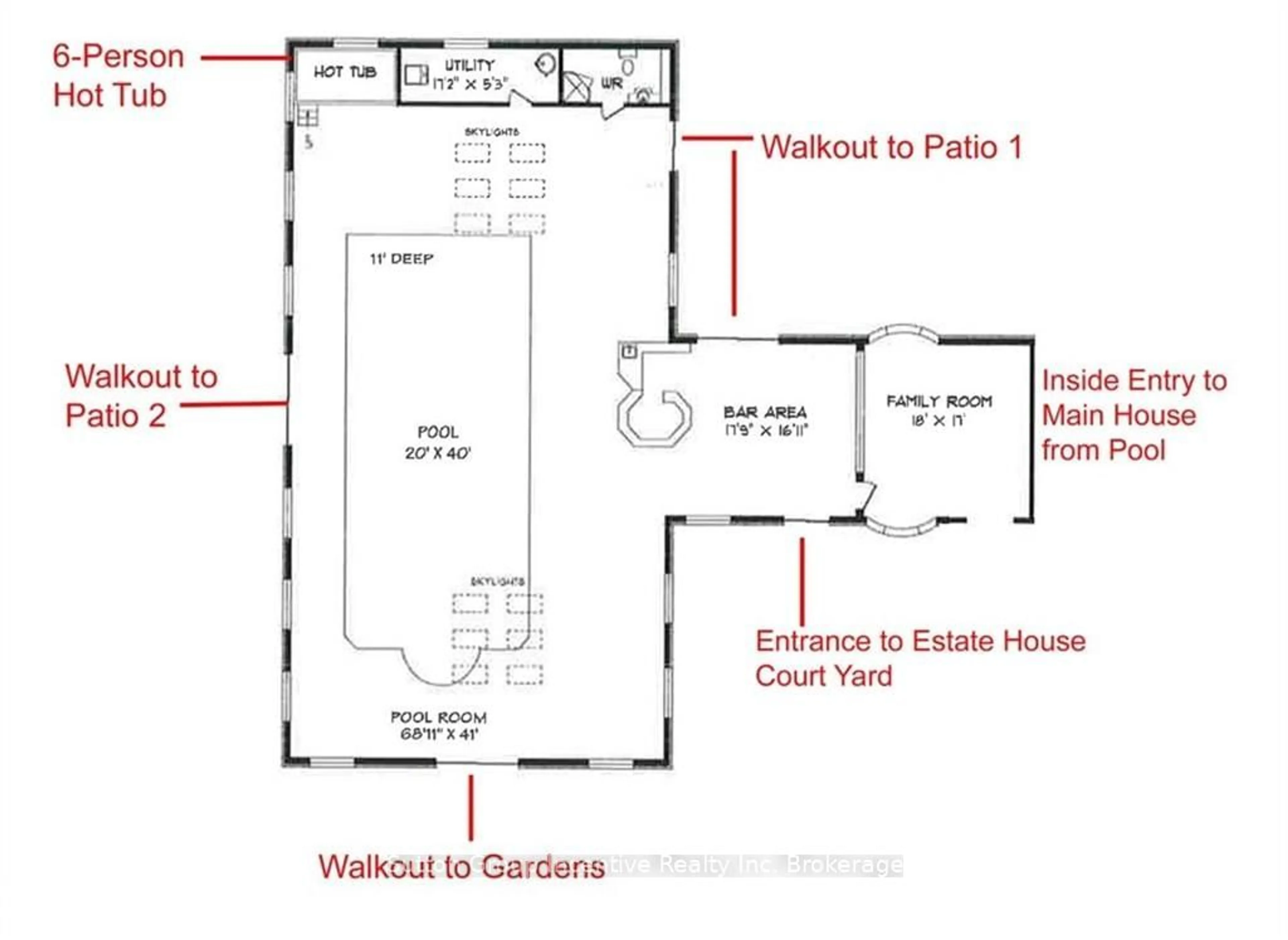 Floor plan for 4361 12, Ramara Ontario L3V 6J6