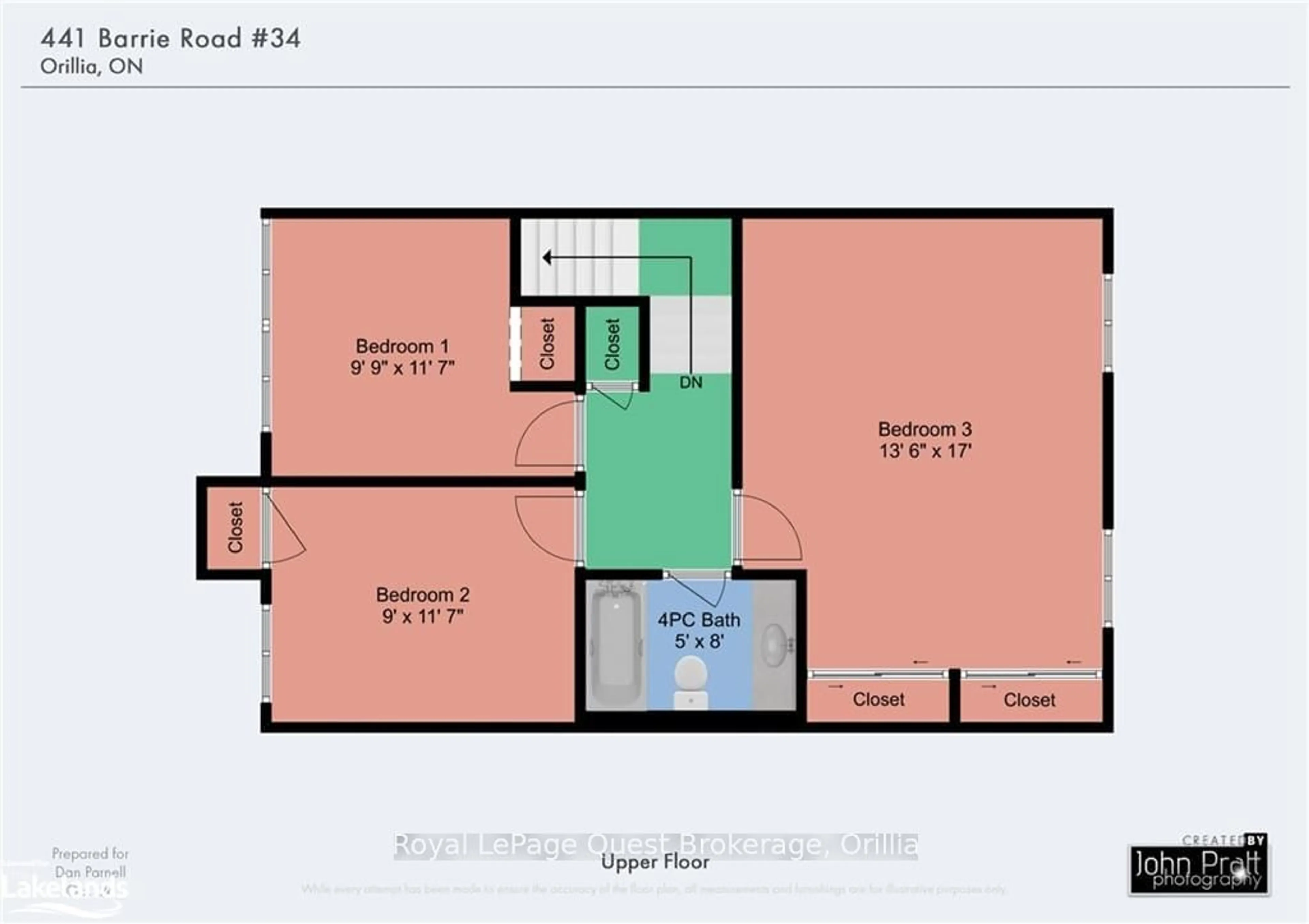 Floor plan for 441 BARRIE Rd #34, Orillia Ontario L3V 6T9