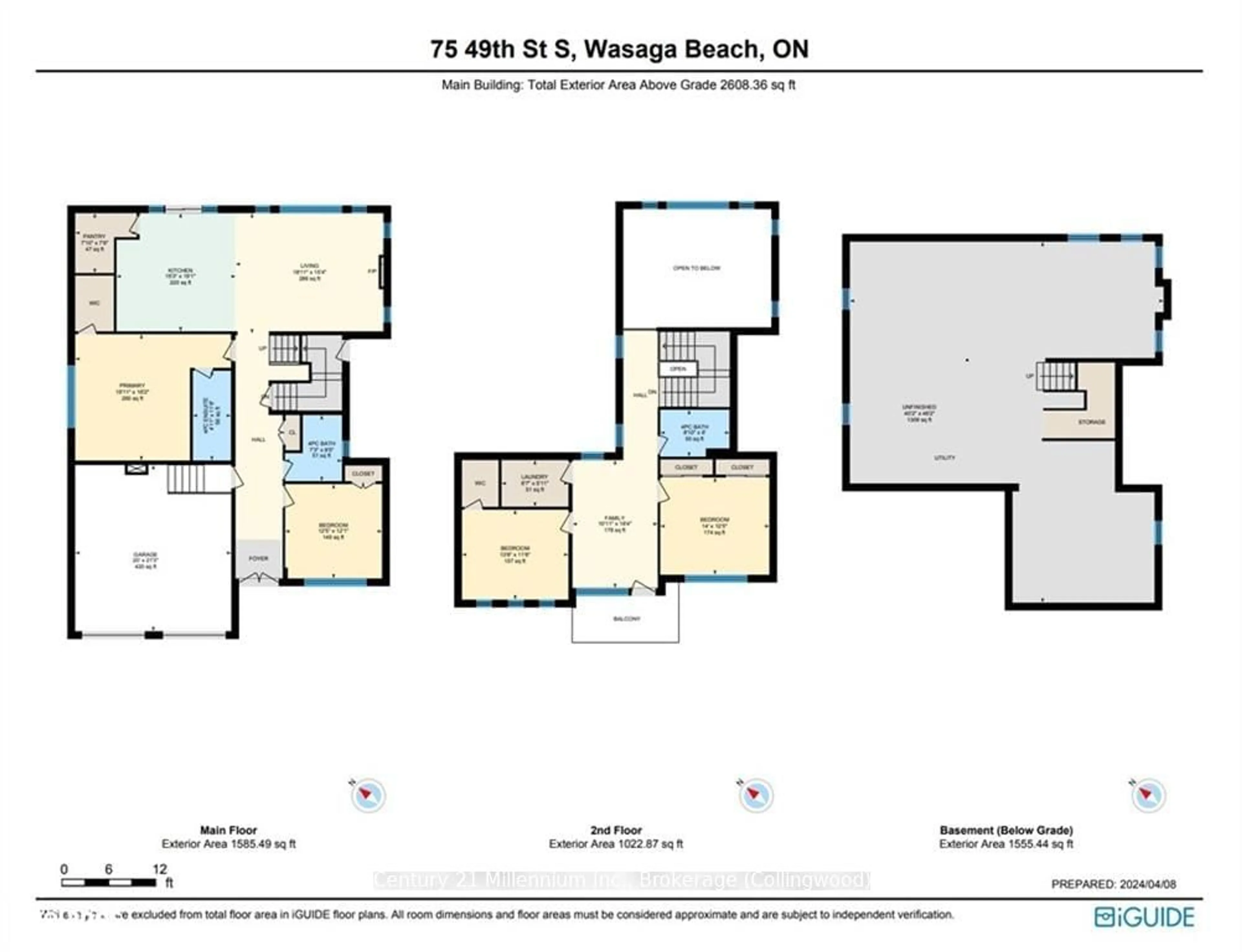 Floor plan for 75 49TH St, Wasaga Beach Ontario L9Z 1Y2