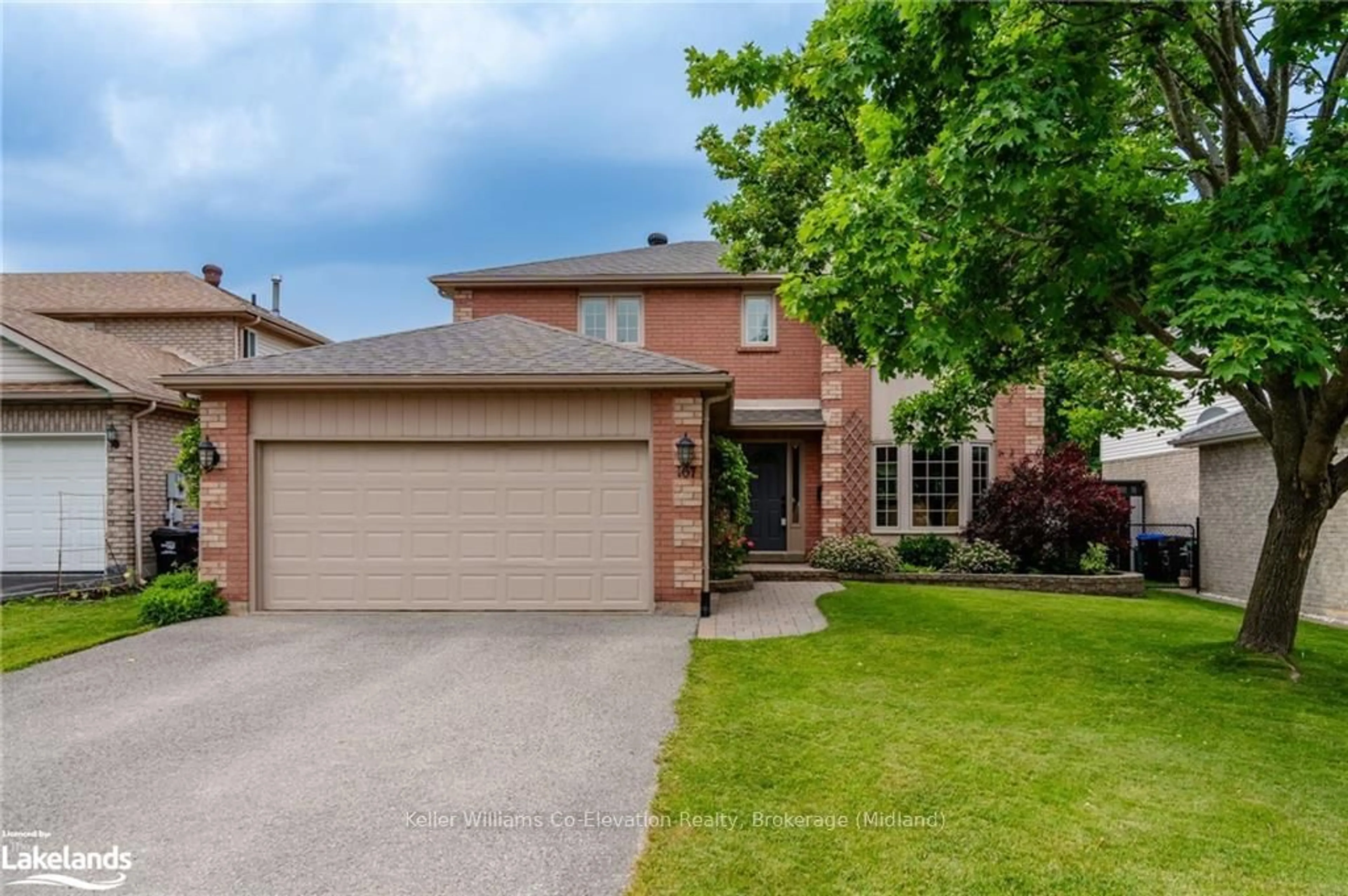 Frontside or backside of a home, the street view for 167 LUCKPORT Cres, Midland Ontario L4R 4Y1