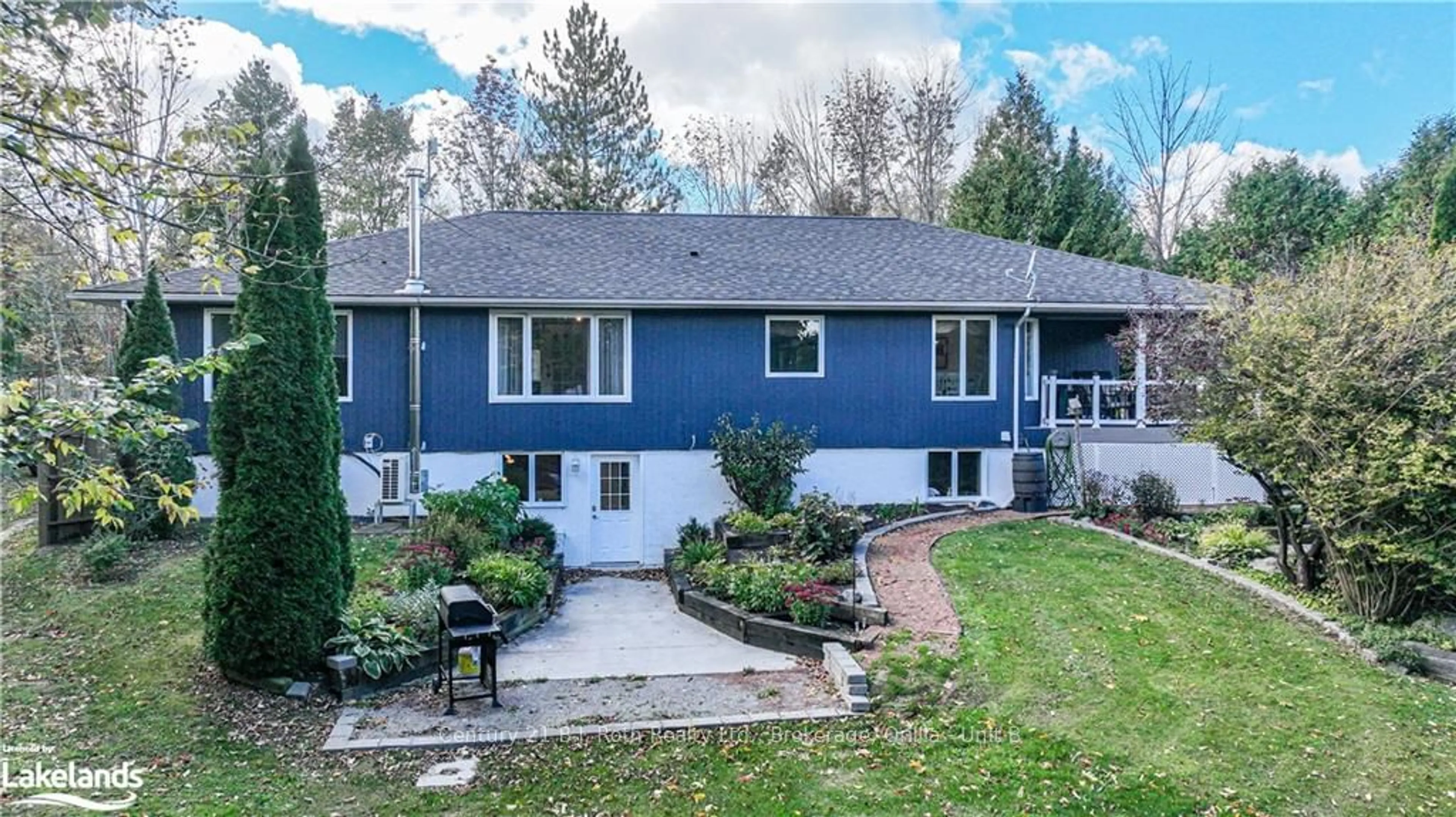 Frontside or backside of a home, the fenced backyard for 235 MEDONTE SIDEROAD 2, Oro-Medonte Ontario L0K 1E0