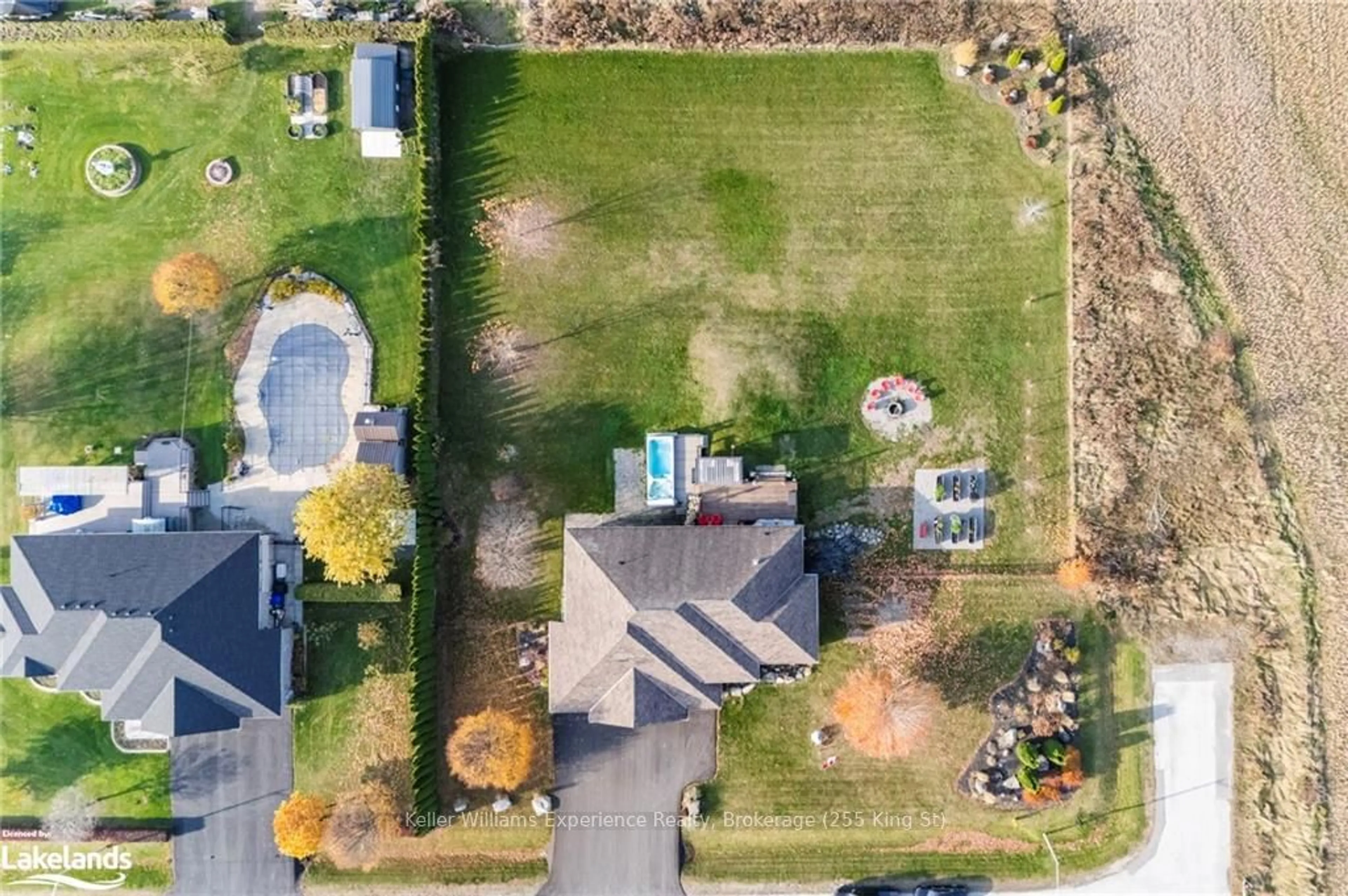 Frontside or backside of a home, the fenced backyard for 54 ASSELIN DRIVE, Tiny Ontario L0L 2J0