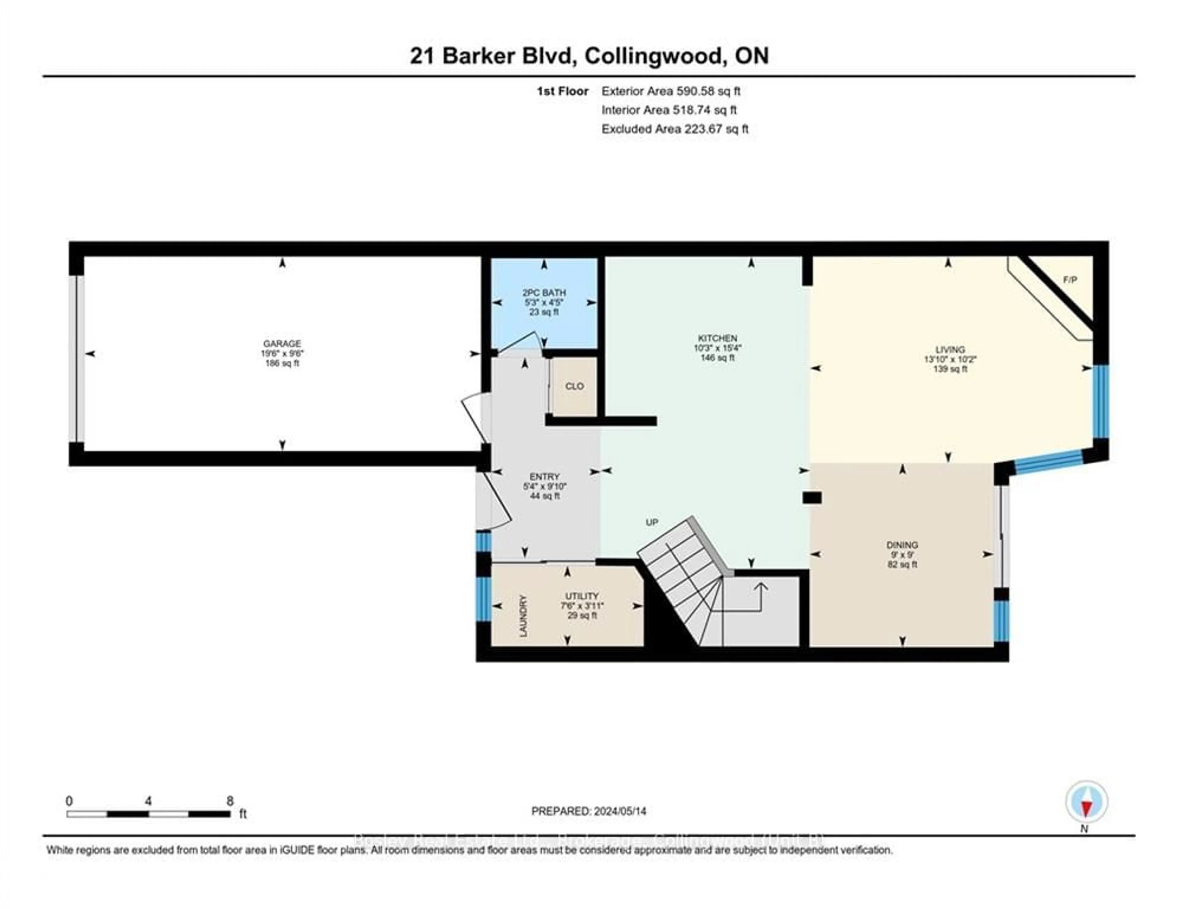 Floor plan for 21 BARKER Blvd, Collingwood Ontario L9Y 4W4