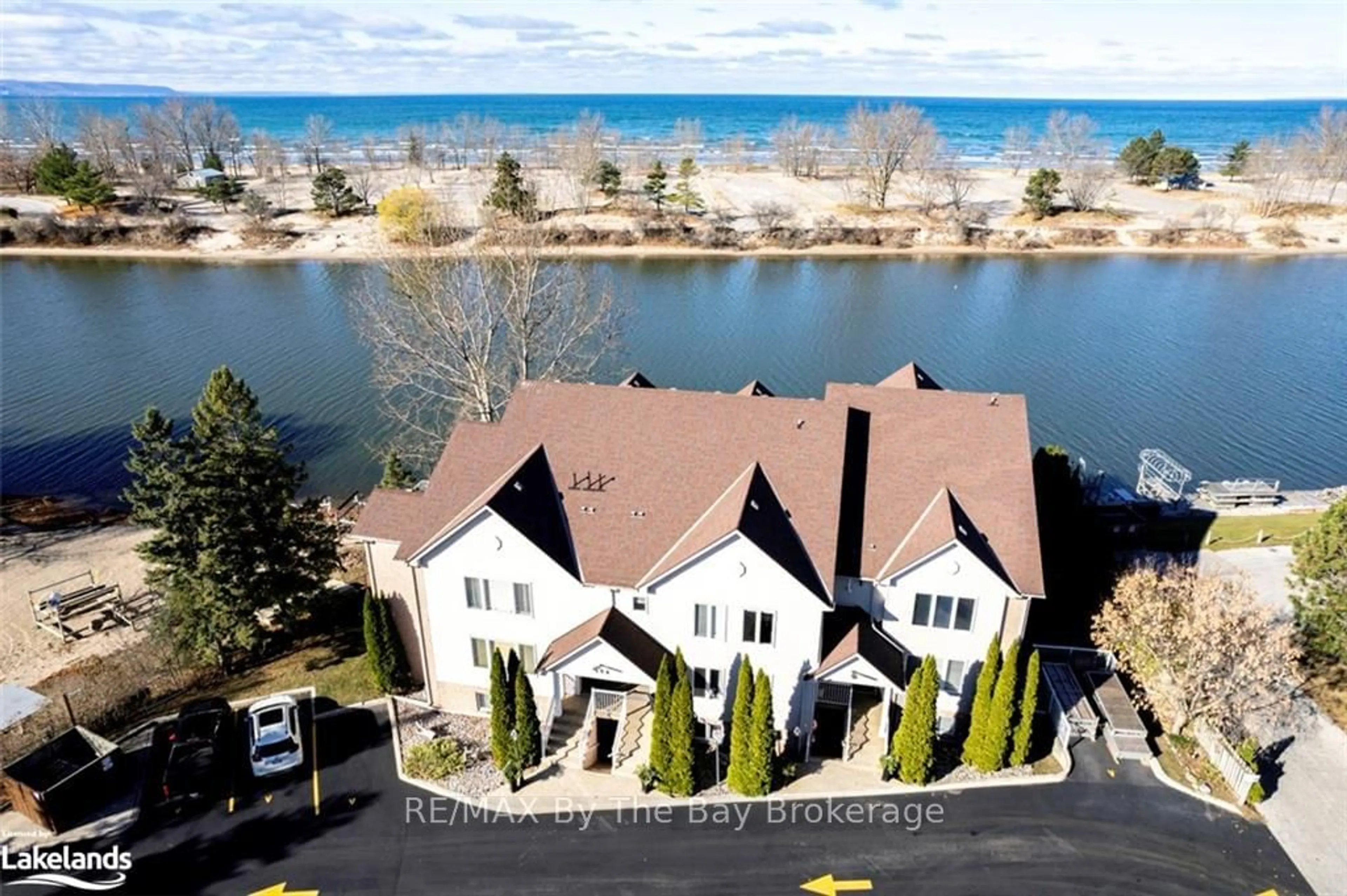 A pic from exterior of the house or condo, lake for 194 RIVER Rd #2C, Wasaga Beach Ontario L9Z 2L6