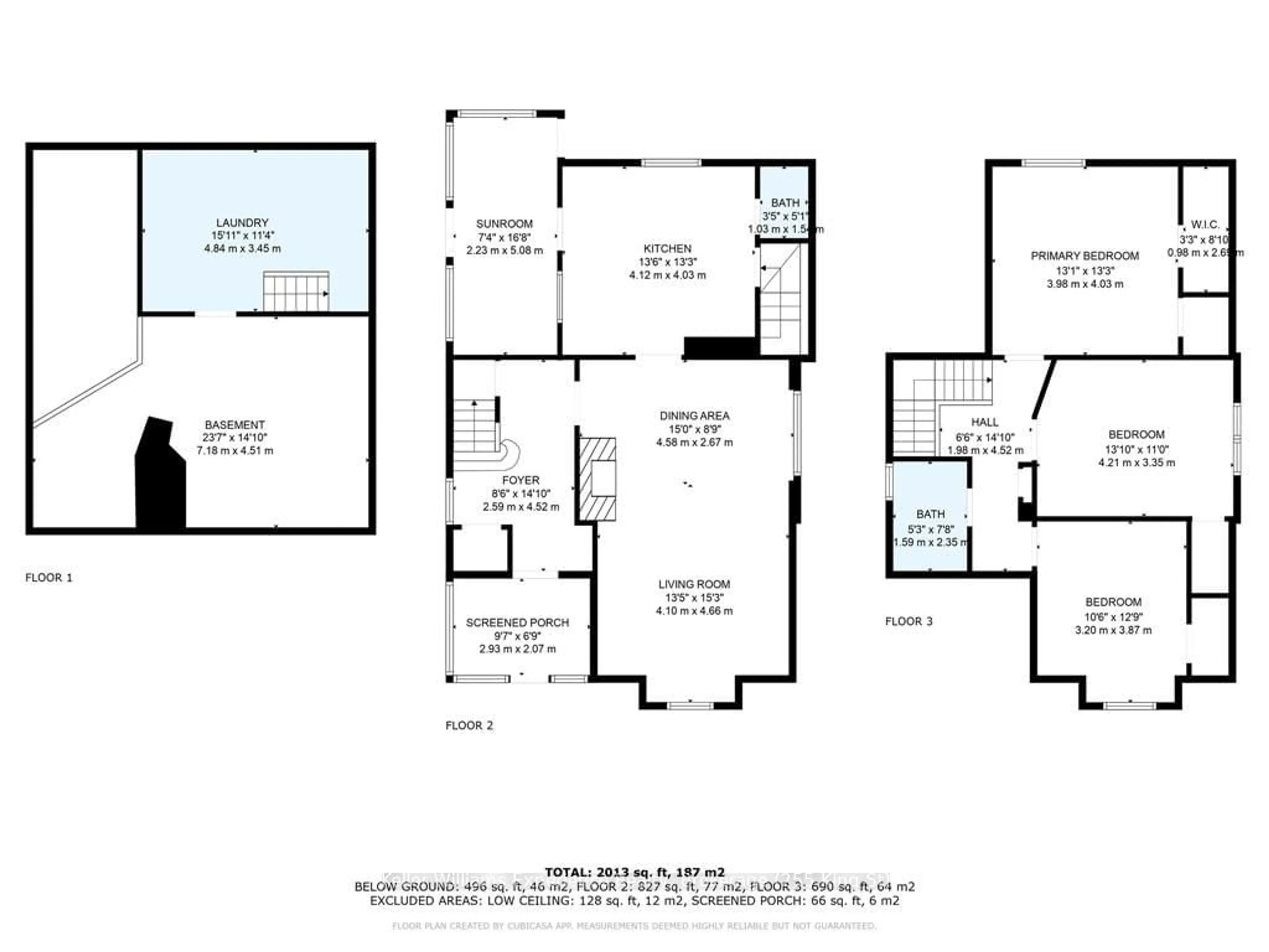 Floor plan for 485 HANNAH St, Midland Ontario L4R 2G8