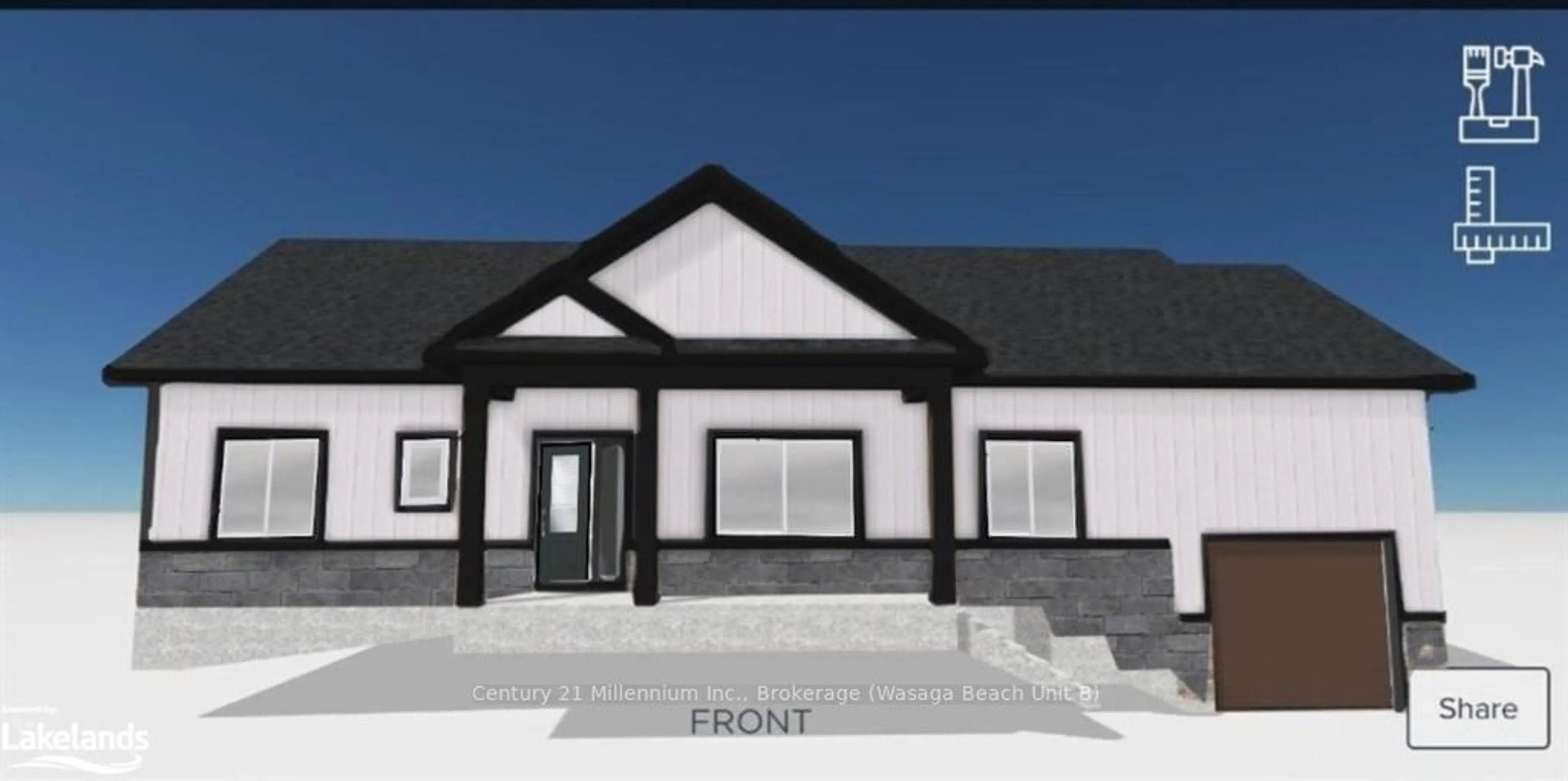 Frontside or backside of a home, the front or back of building for LOT 40 FERNANNE Dr, Tiny Ontario L0L 2J0