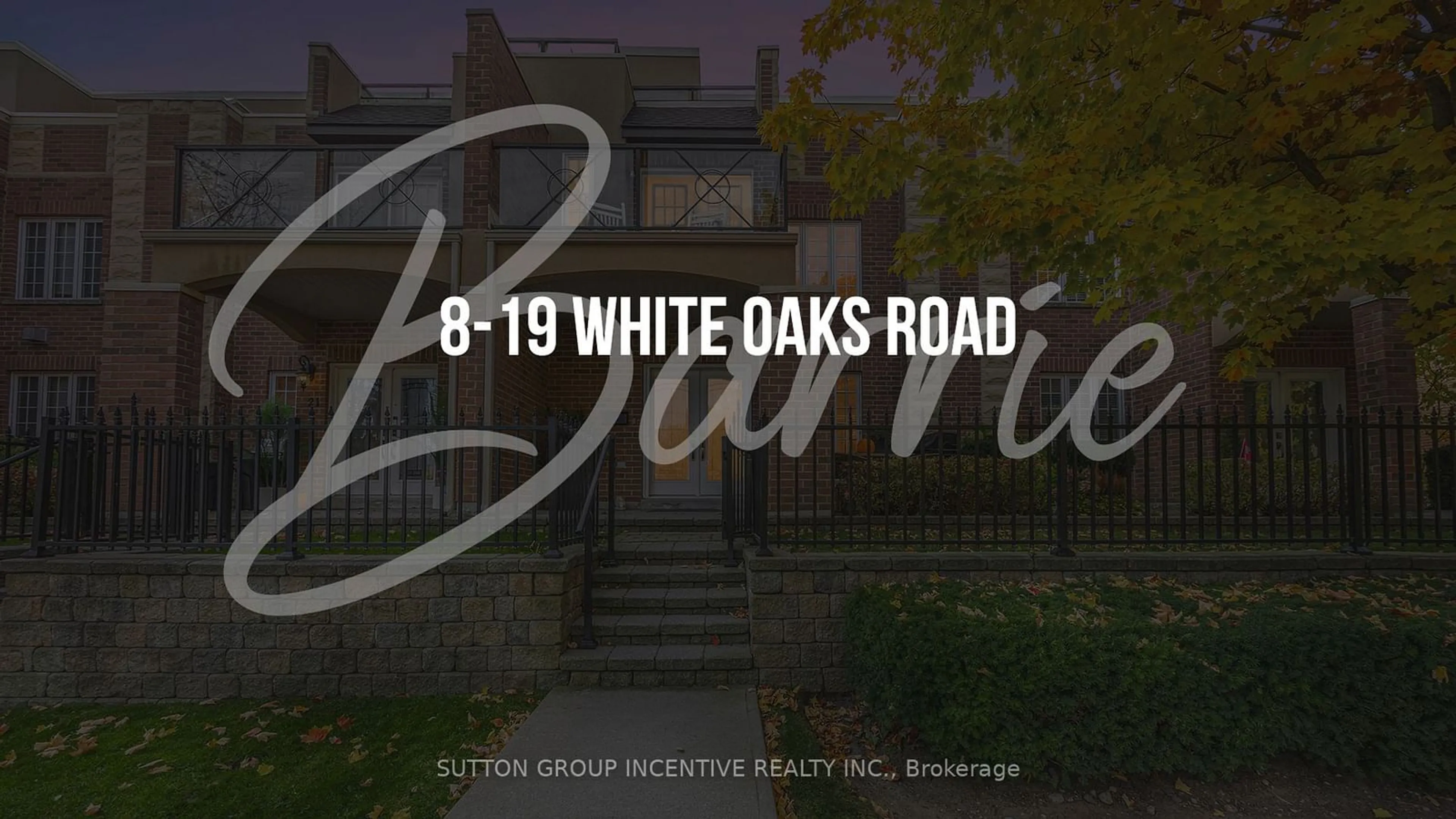 Patio for 19 White Oaks Rd #8, Barrie Ontario L4N 5A2