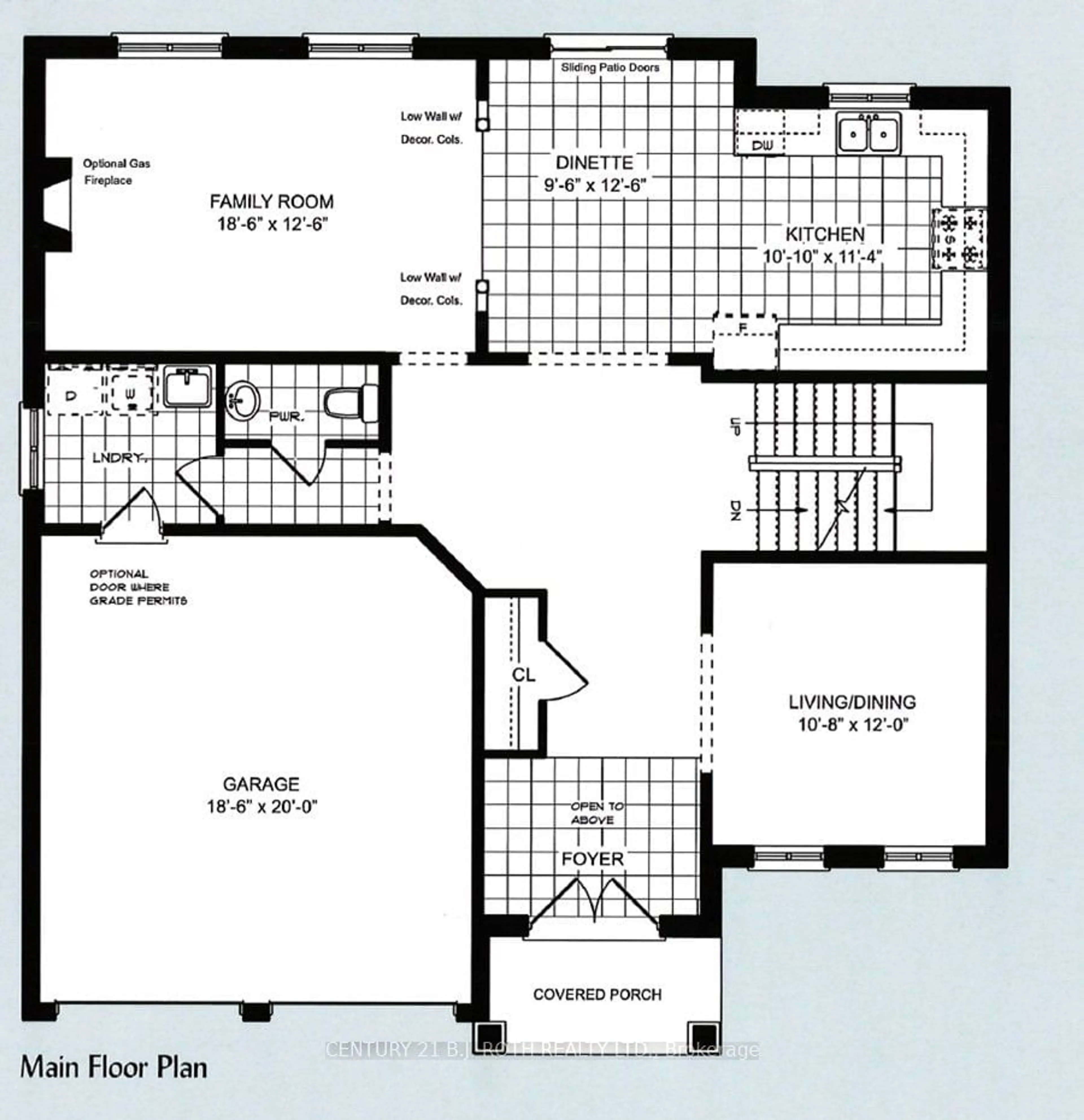 Floor plan for LOT 52 MONARCH Dr, Orillia Ontario L3V 8M8