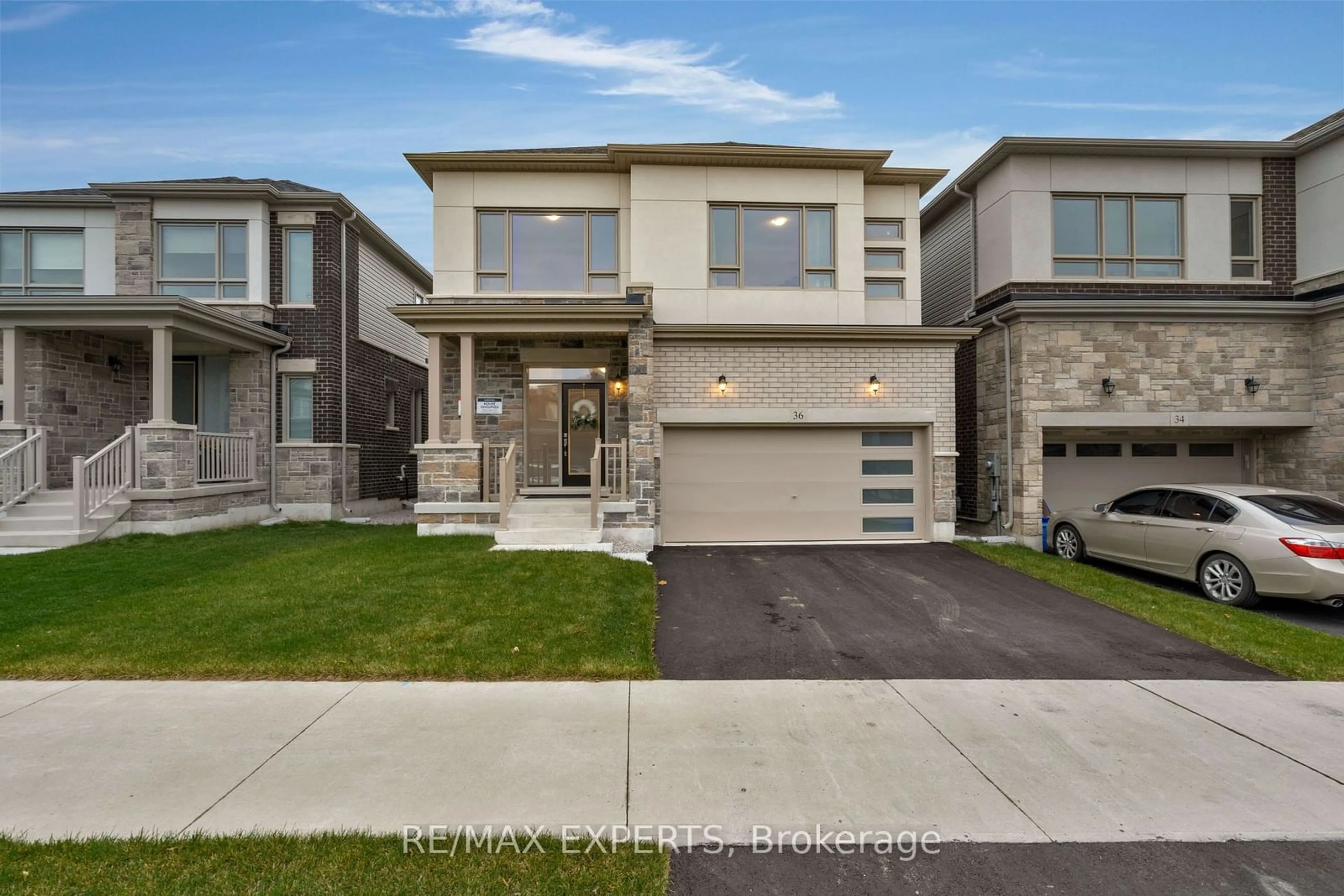 Frontside or backside of a home, the street view for 36 Shepherd Dr, Barrie Ontario L9J 0P3