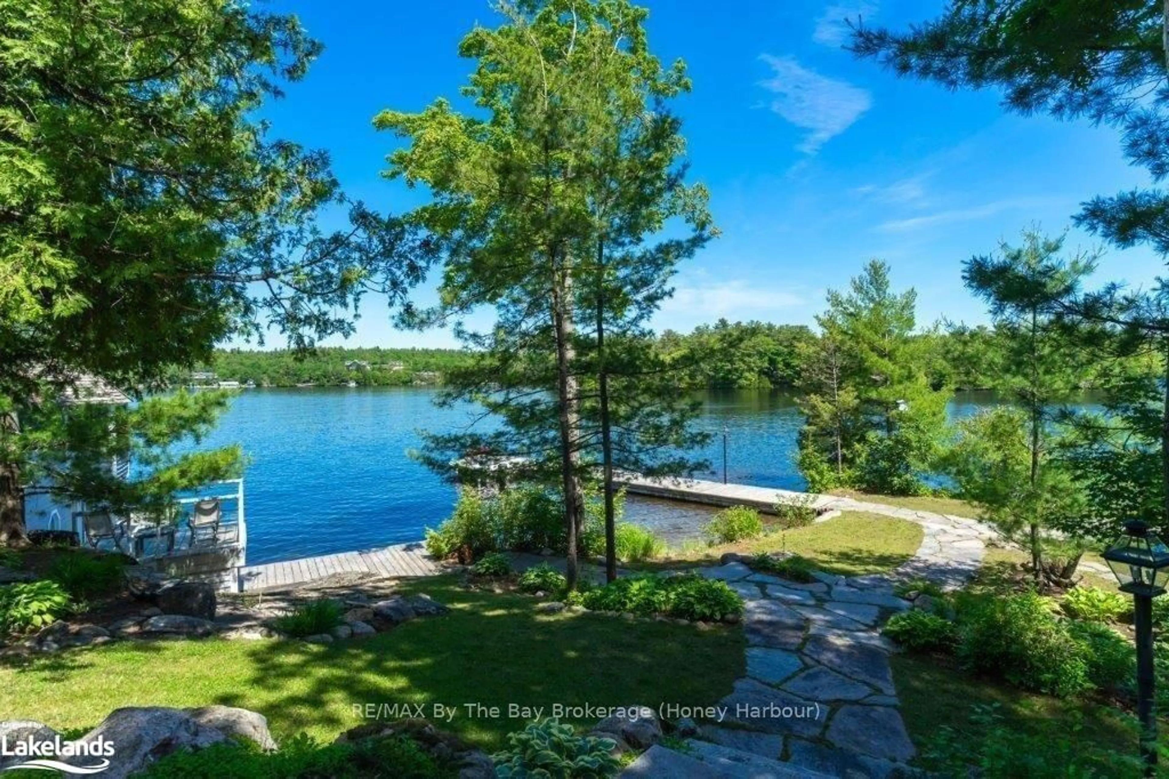 Patio, the view of lake or river for 2105 DEER ISLAND, Severn Ontario L0K 1E0