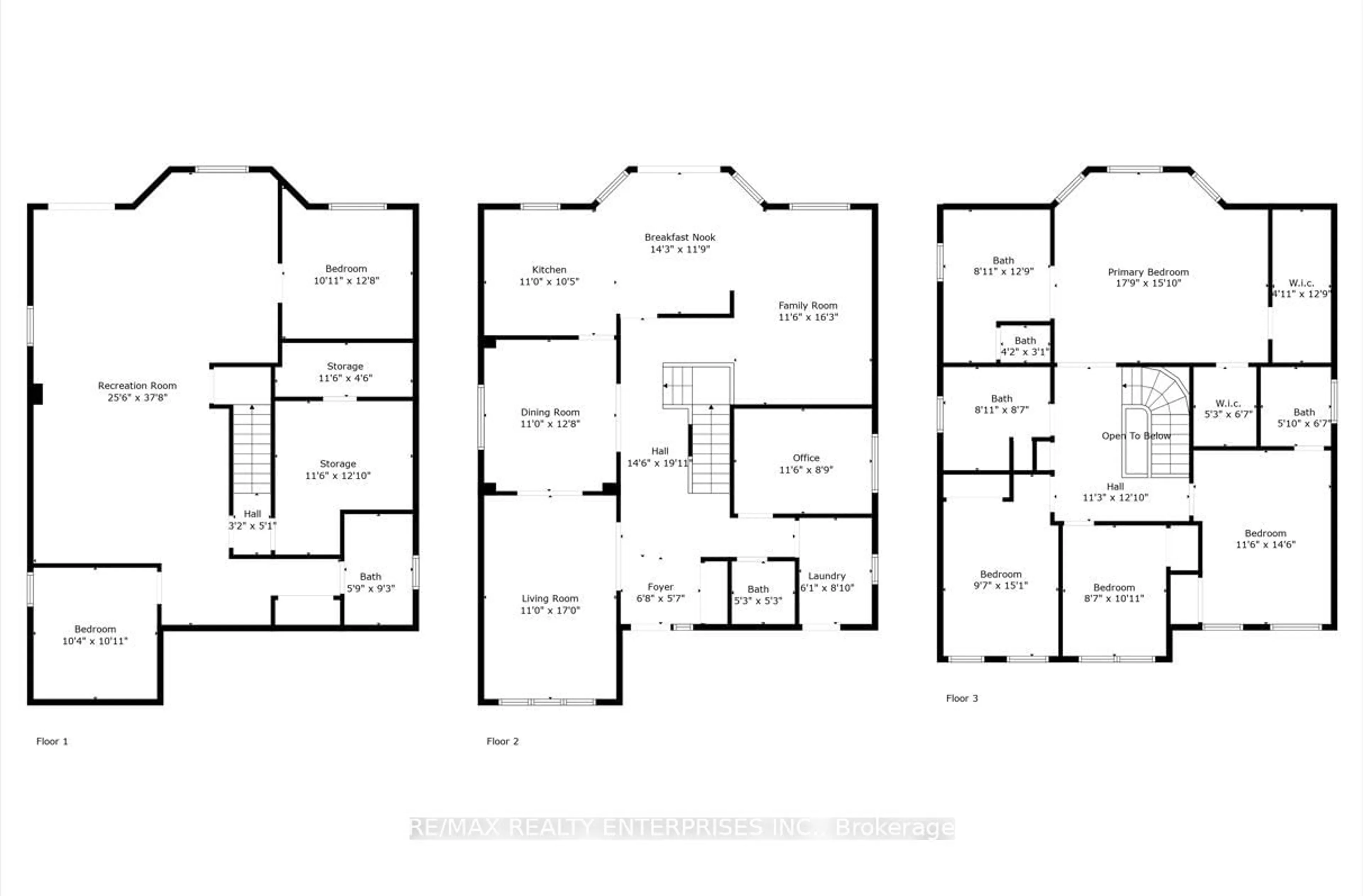 Floor plan for 28 Sun King Cres, Barrie Ontario L4M 7J9