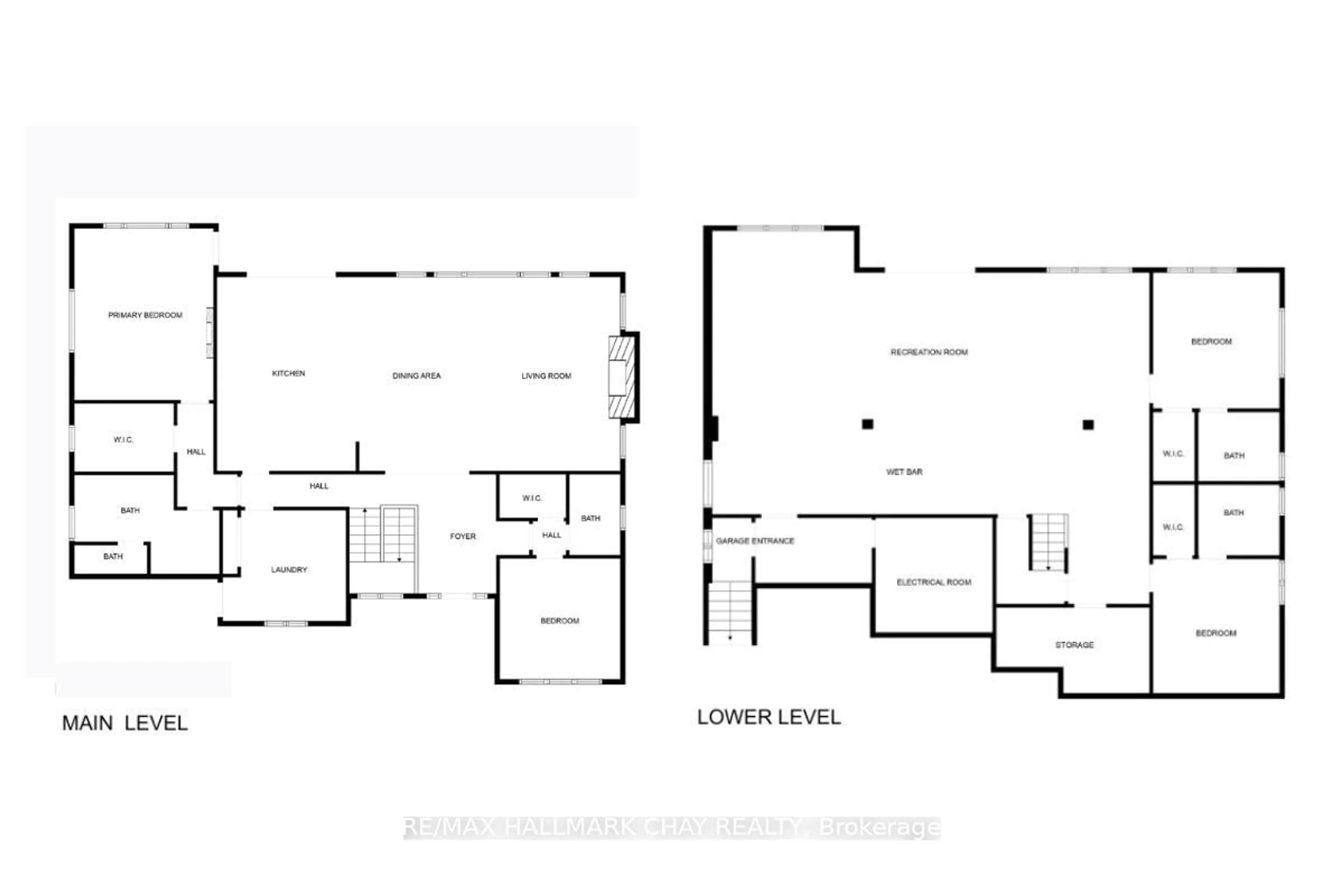 Floor plan for 105 Mennill Dr, Springwater Ontario L0L 1Y3