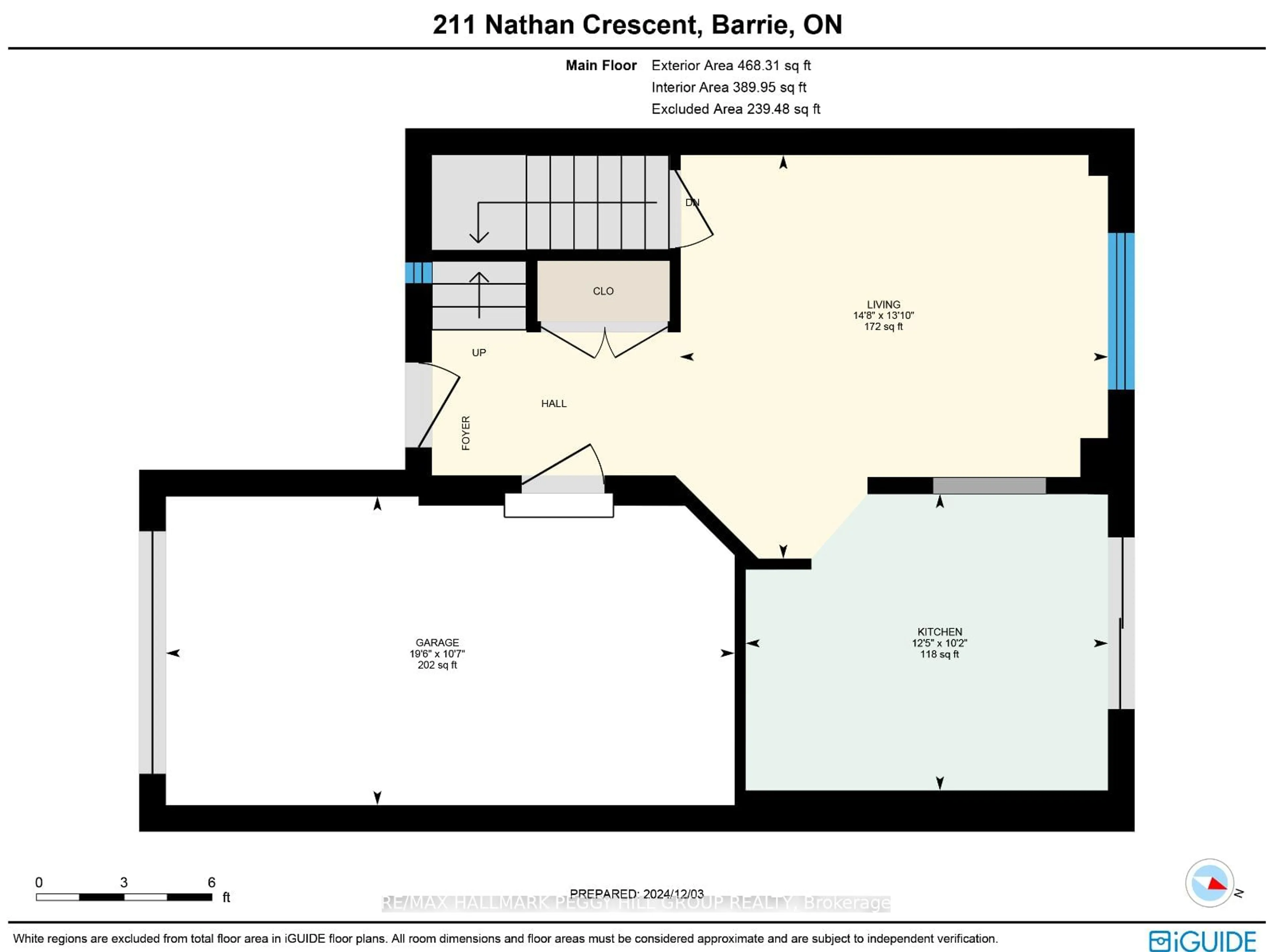 Floor plan for 211 Nathan Cres, Barrie Ontario L4N 0S3