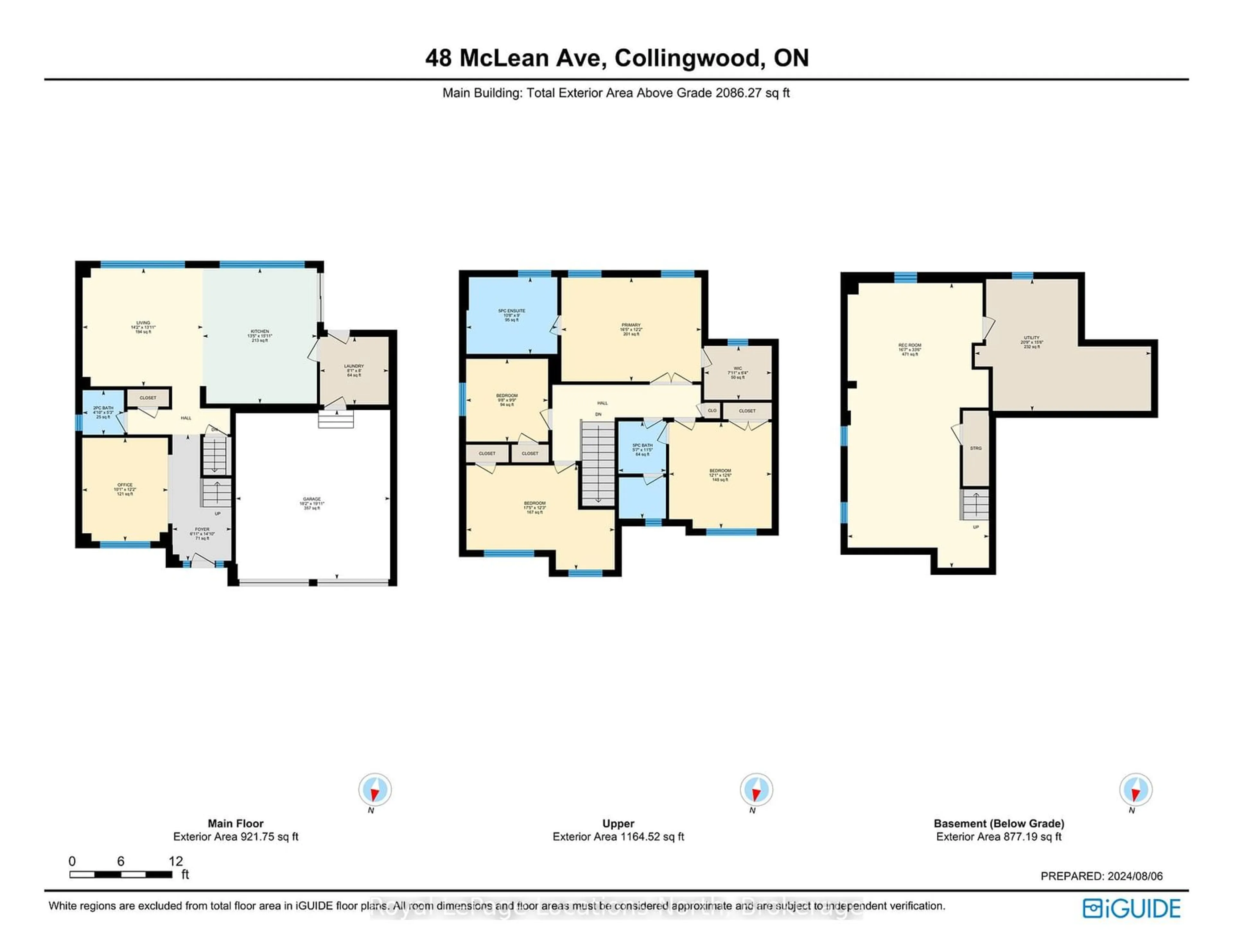 Floor plan for 48 Mclean Ave, Collingwood Ontario L9Y 3Z6