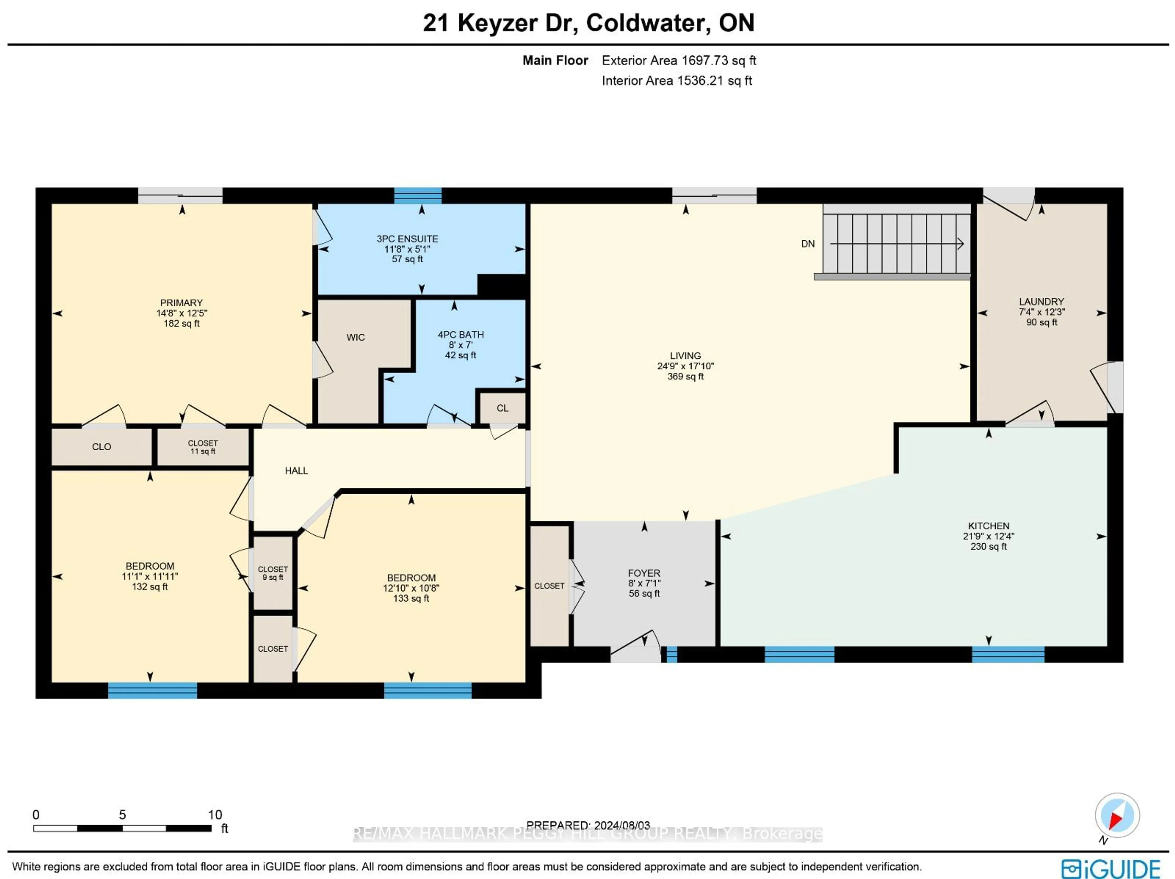 Floor plan for 21 Keyzer Dr, Oro-Medonte Ontario L0K 2G0